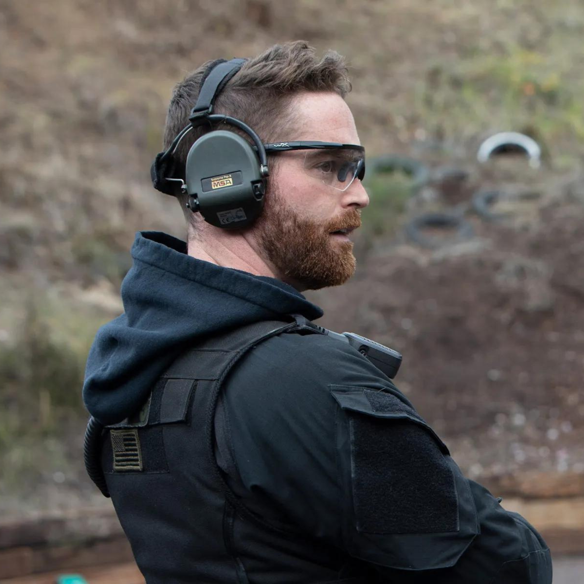 Lunettes Balistique SABER ADVANCED - Triple Pack Verre Fumé + Verre Incolore + Verre Orange