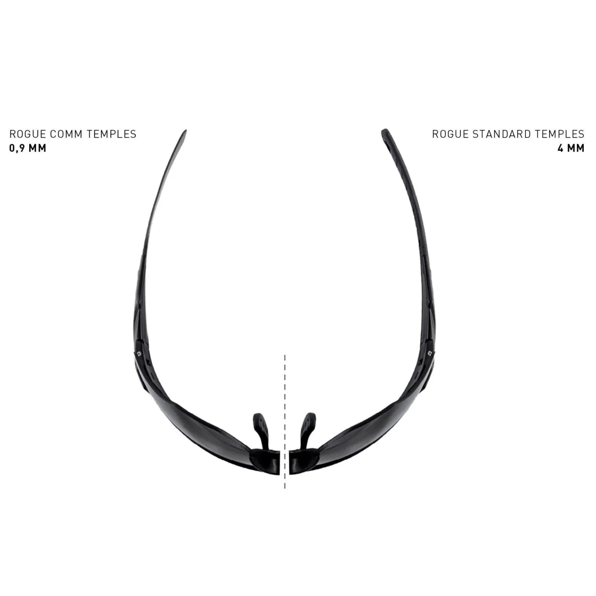 Lunettes Balistique WX ROGUE COMM - Triple Pack Verre Fumé + Verre Incolore + Verre Orange