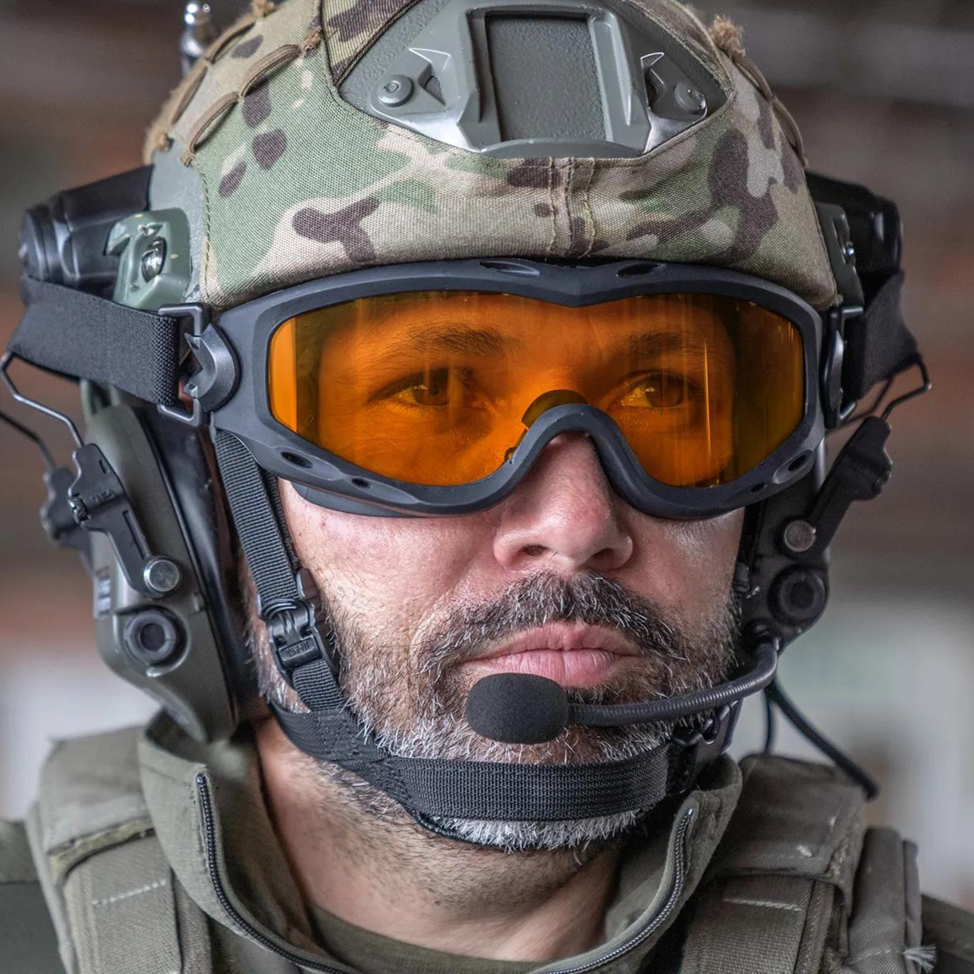 Masque Balistique SPEAR - Triple Pack Verre Fumé + Verre Incolore + Verre Orange