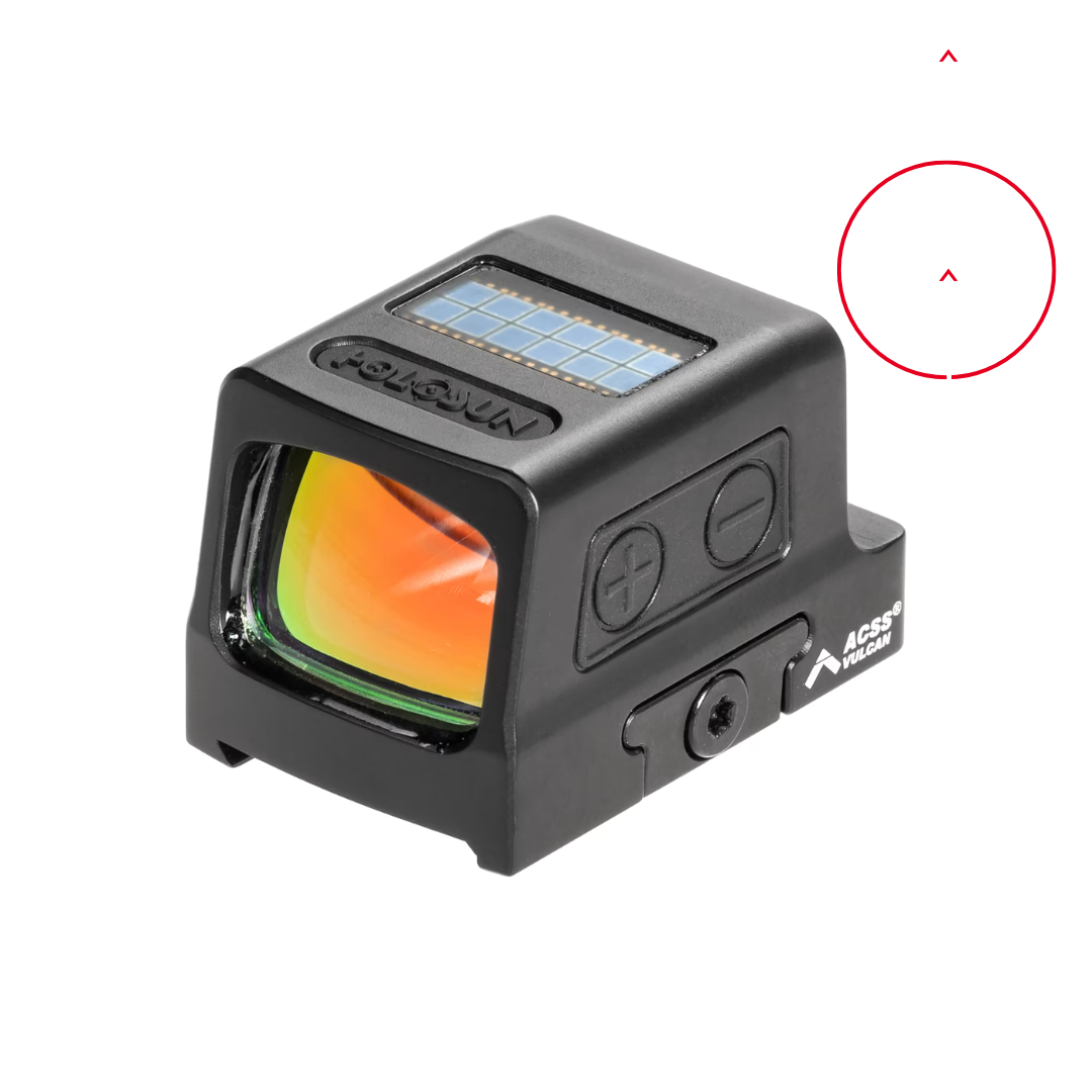 Micro-Viseur Reflex Fermé HE509-RD ACSS – Réticule Rouge + Plaque MOS