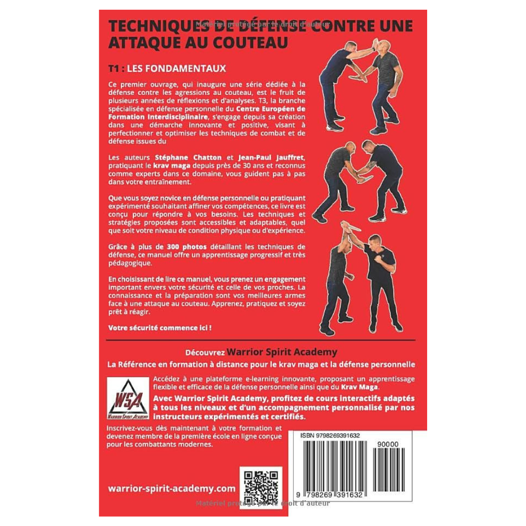 Manuel de Défense Contre Attaque au Couteau - Tome 1 : Les Fondamentaux