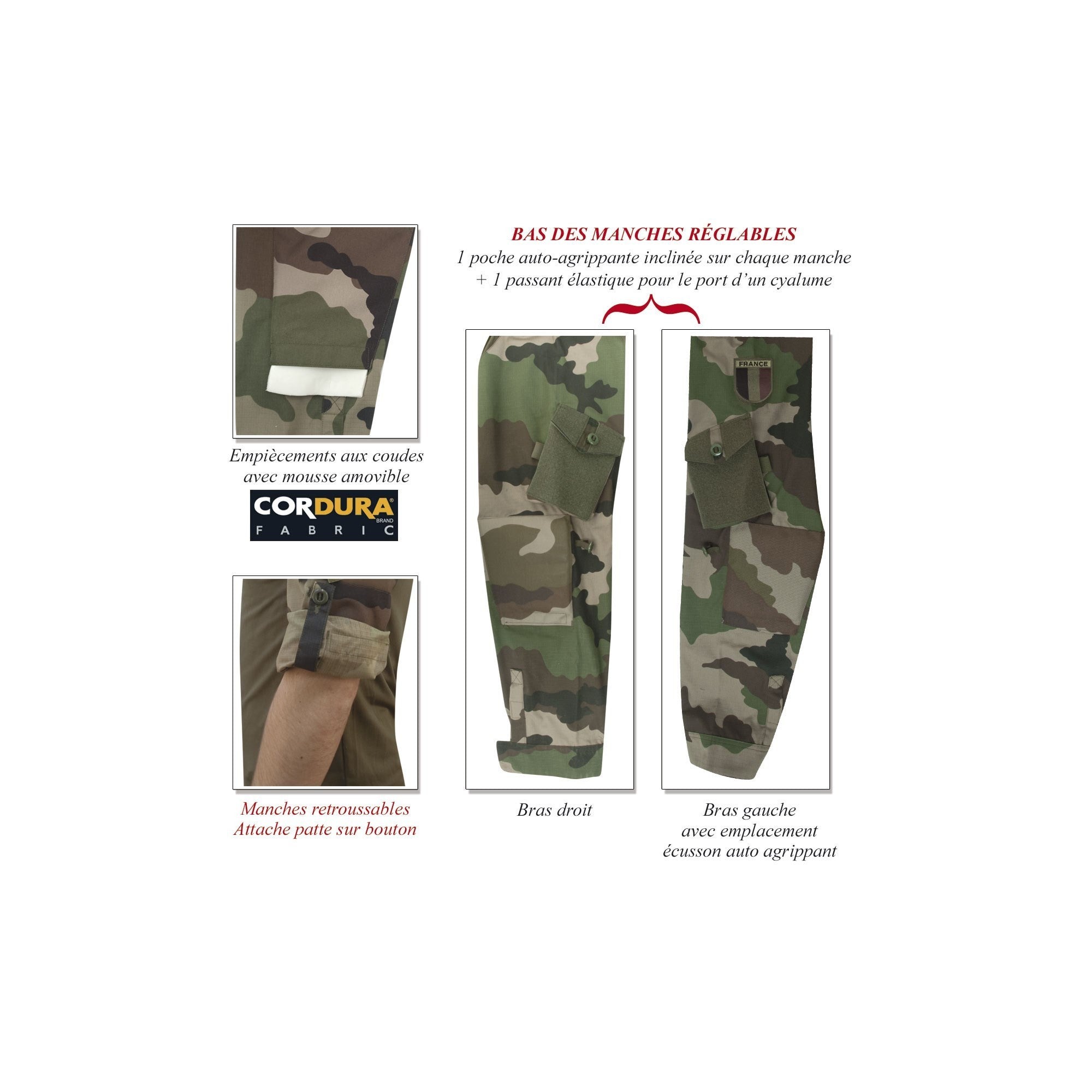 Chemise de Combat Type UBAS Cooldry®