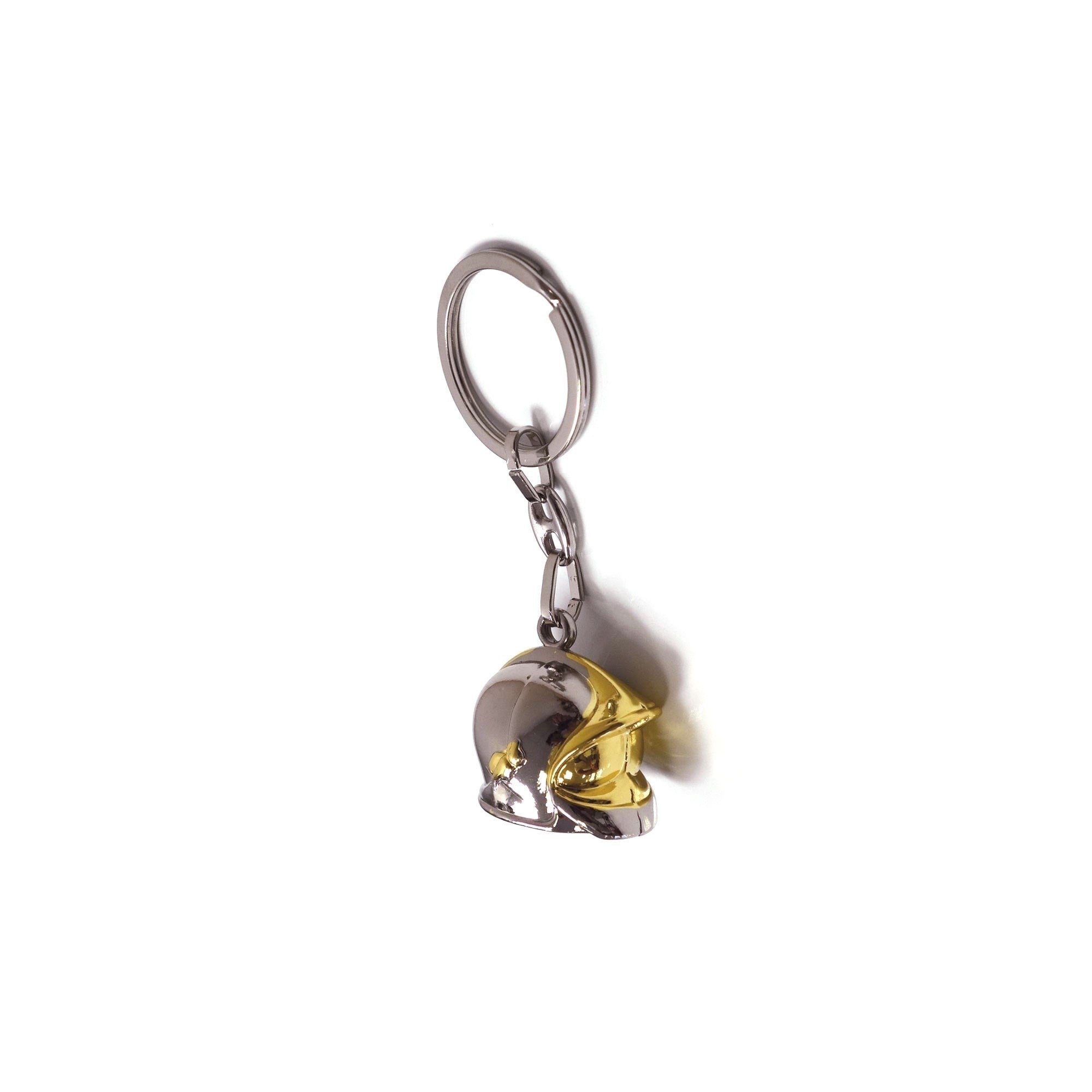 Opex Porte-Clé Métal Sapeurs-Pompiers - Ecusson Blanc SP - Idée Cadeau Pompier