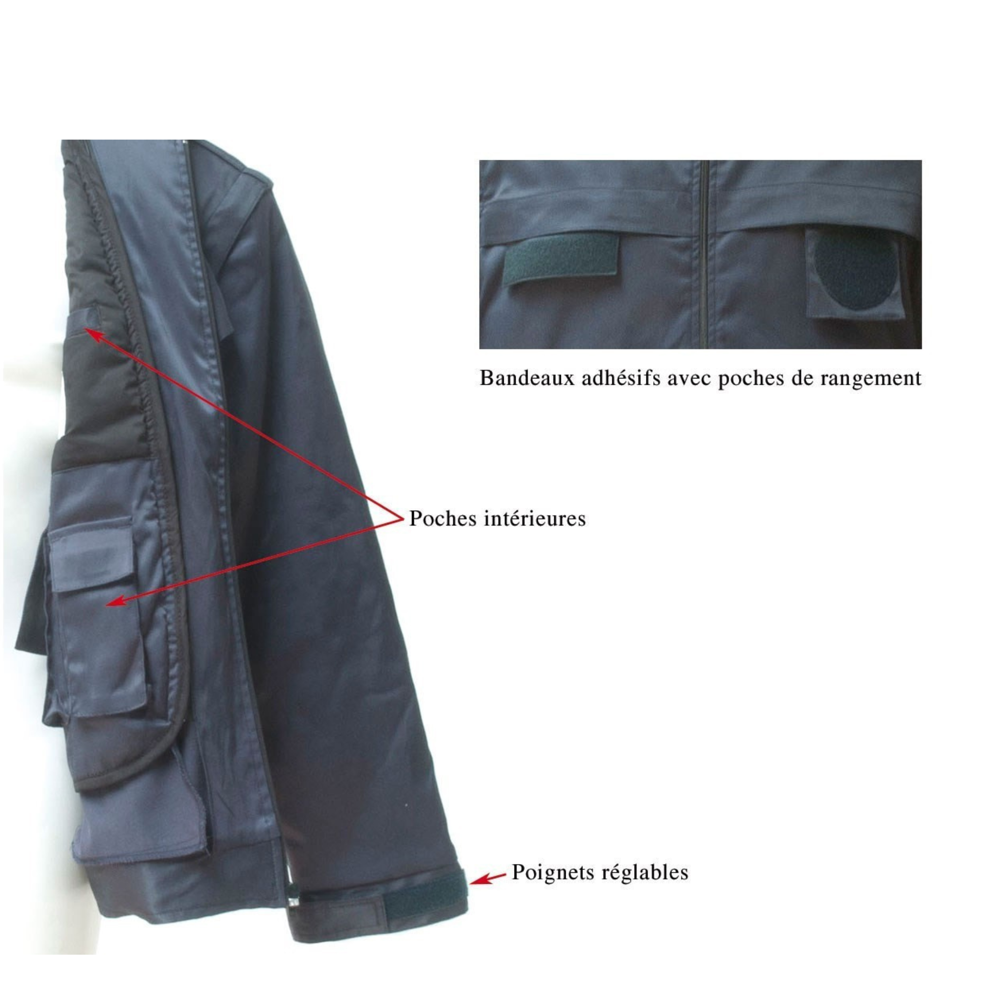 Blouson Platinium® Performance avec Manches Amovibles et Flaps