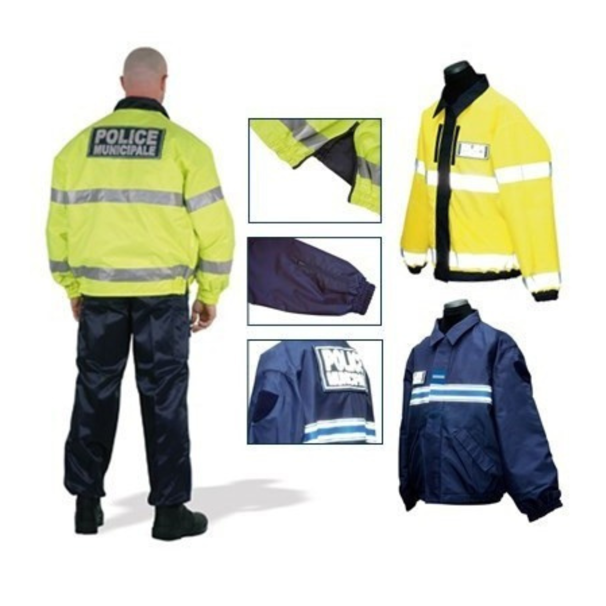 Blouson Police Municipale Réversible