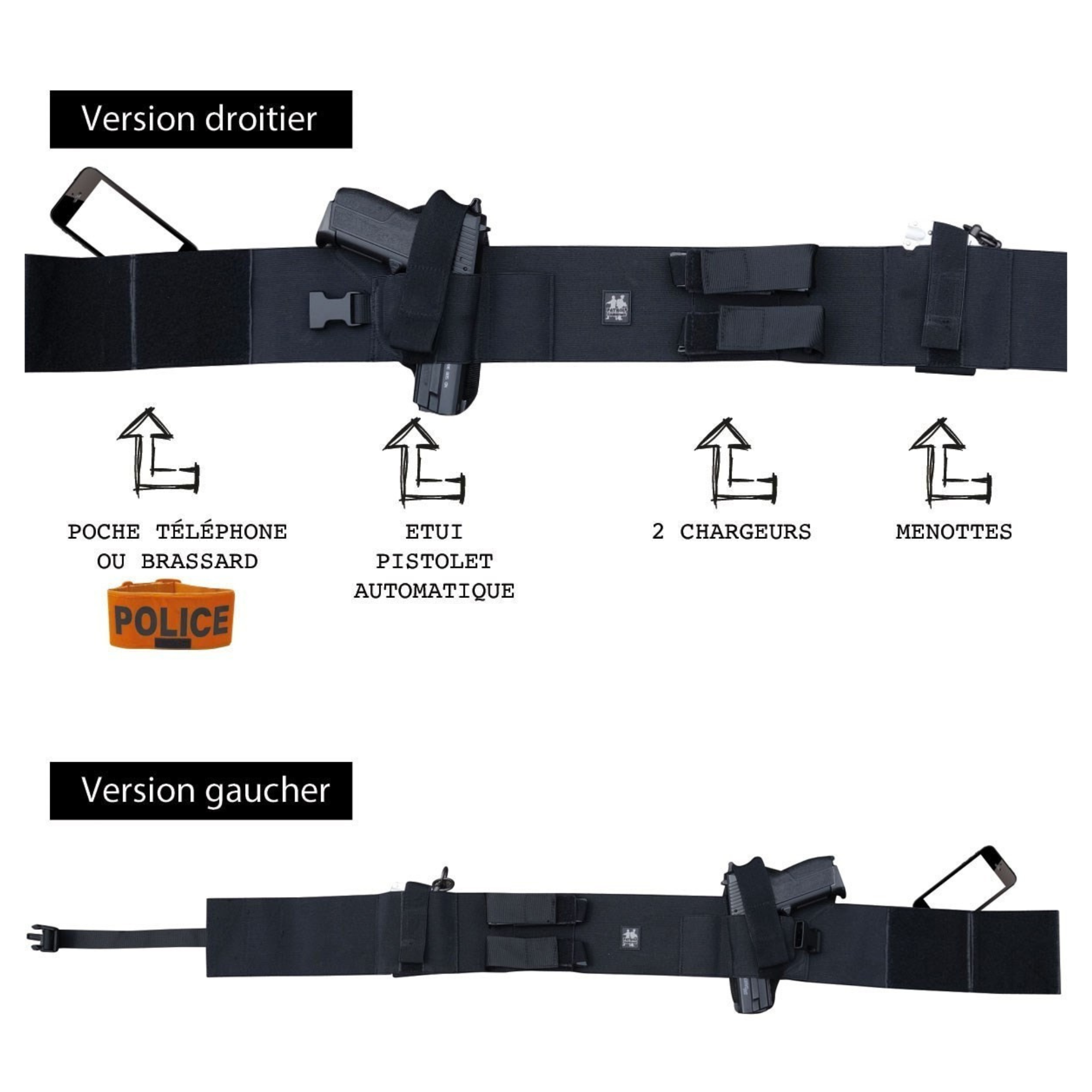 Ceinture Discrète Holster