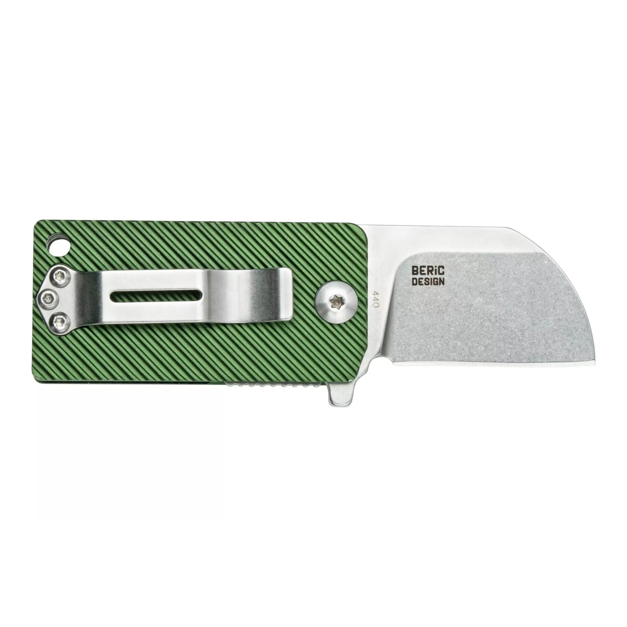 Couteau Pliant B-KEY Vert OD Anodisé