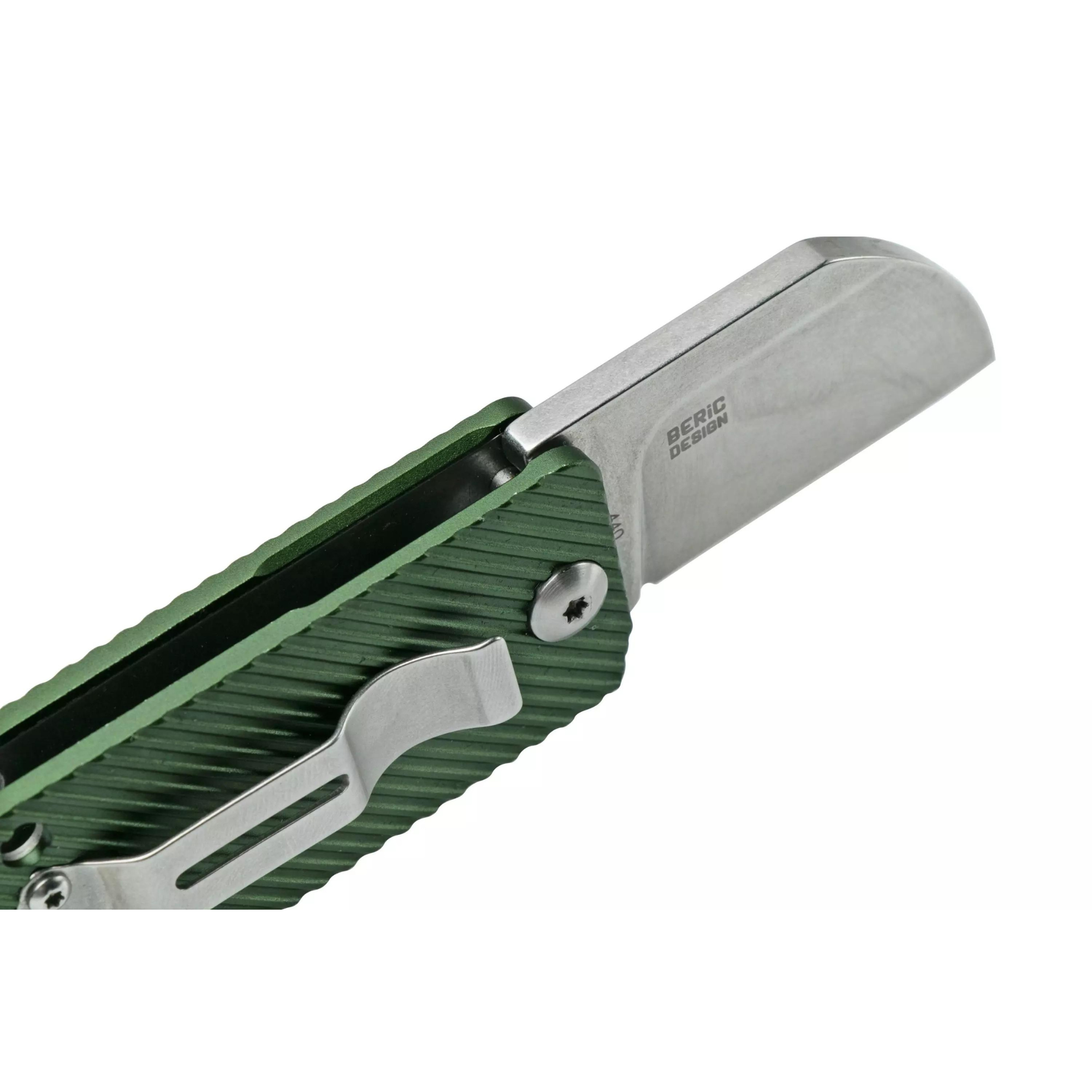 Couteau Pliant B-KEY Vert OD Anodisé