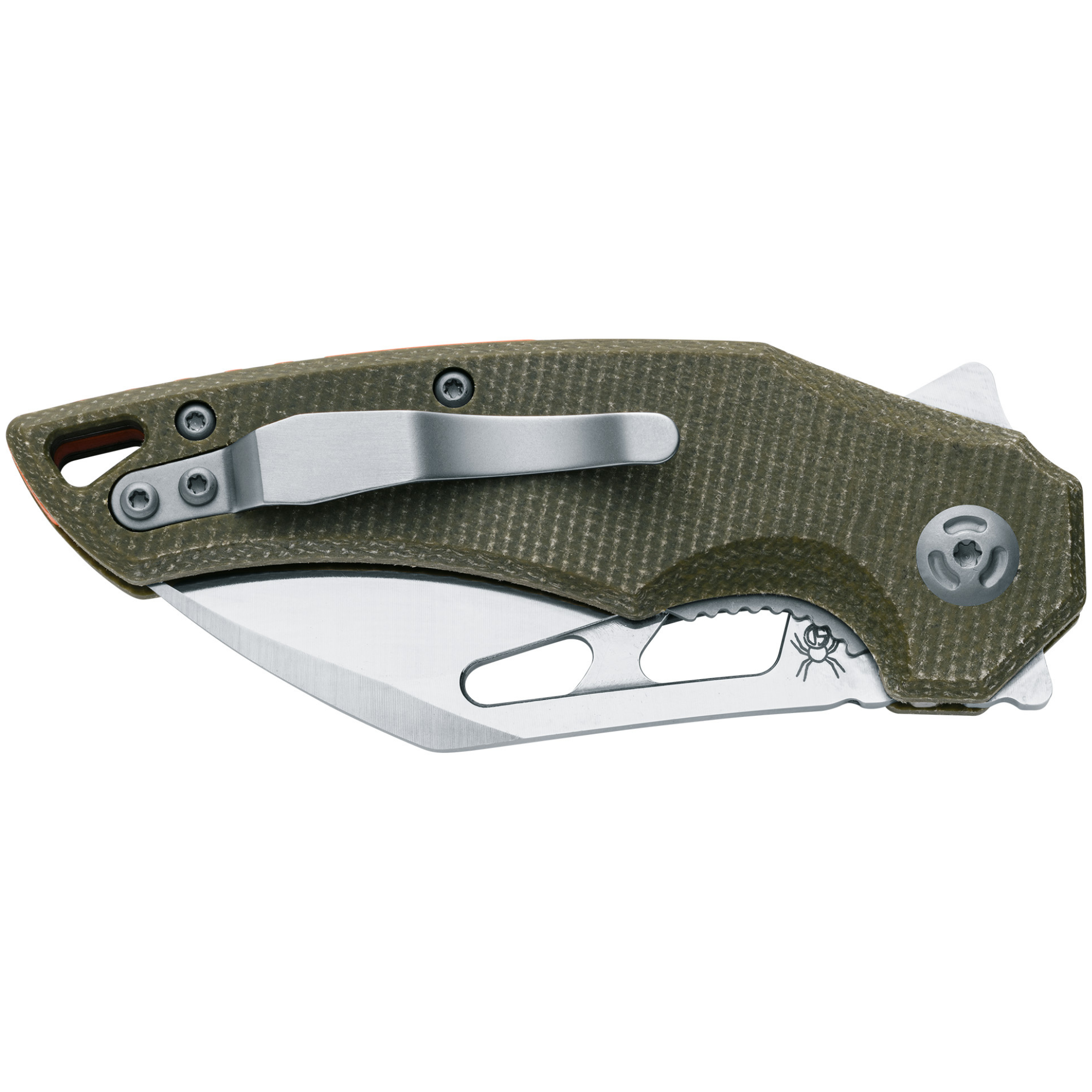 Couteau de Poche ATRAX Micarta Vert OD