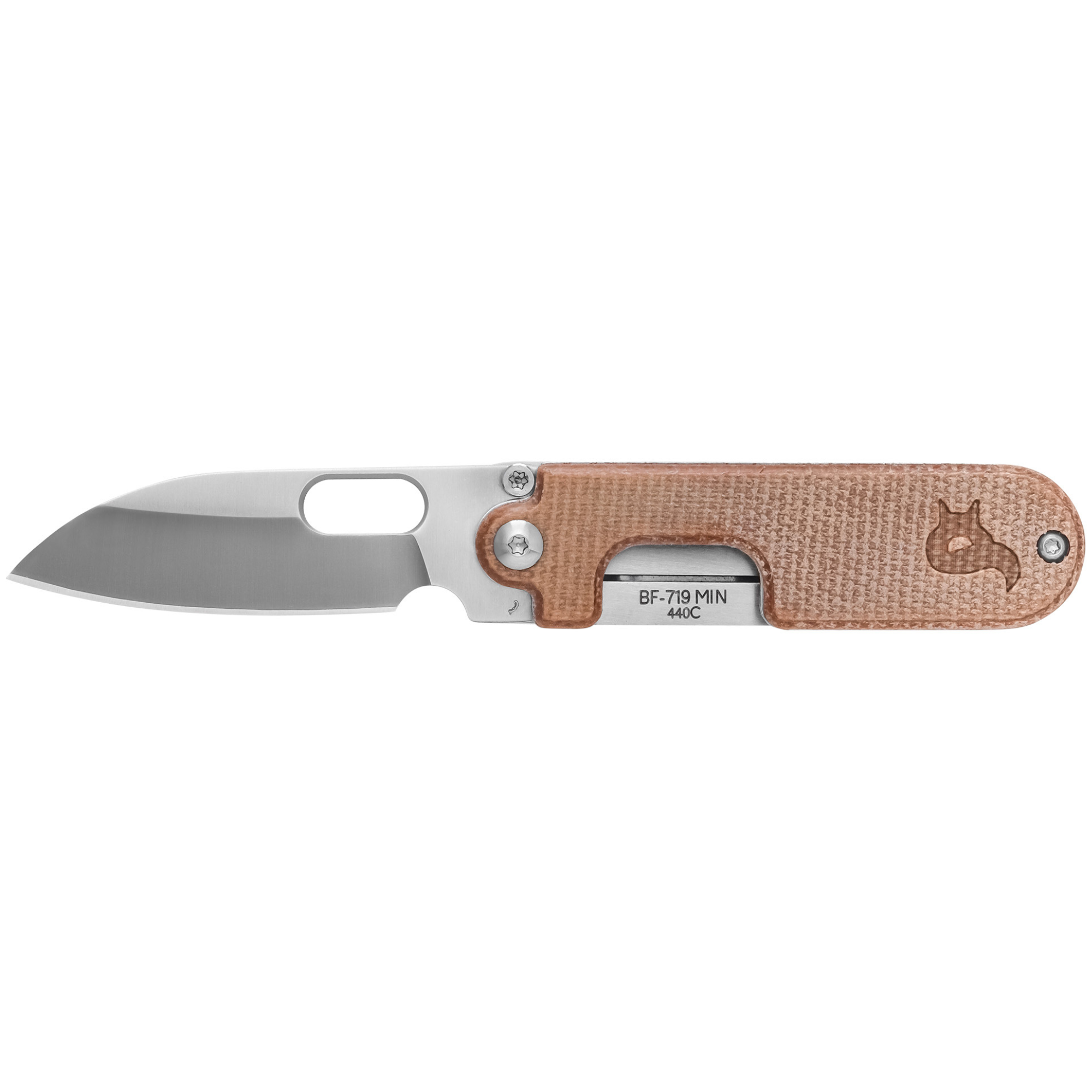 Couteau de Poche BEAN GEN.2 Micarta Marron