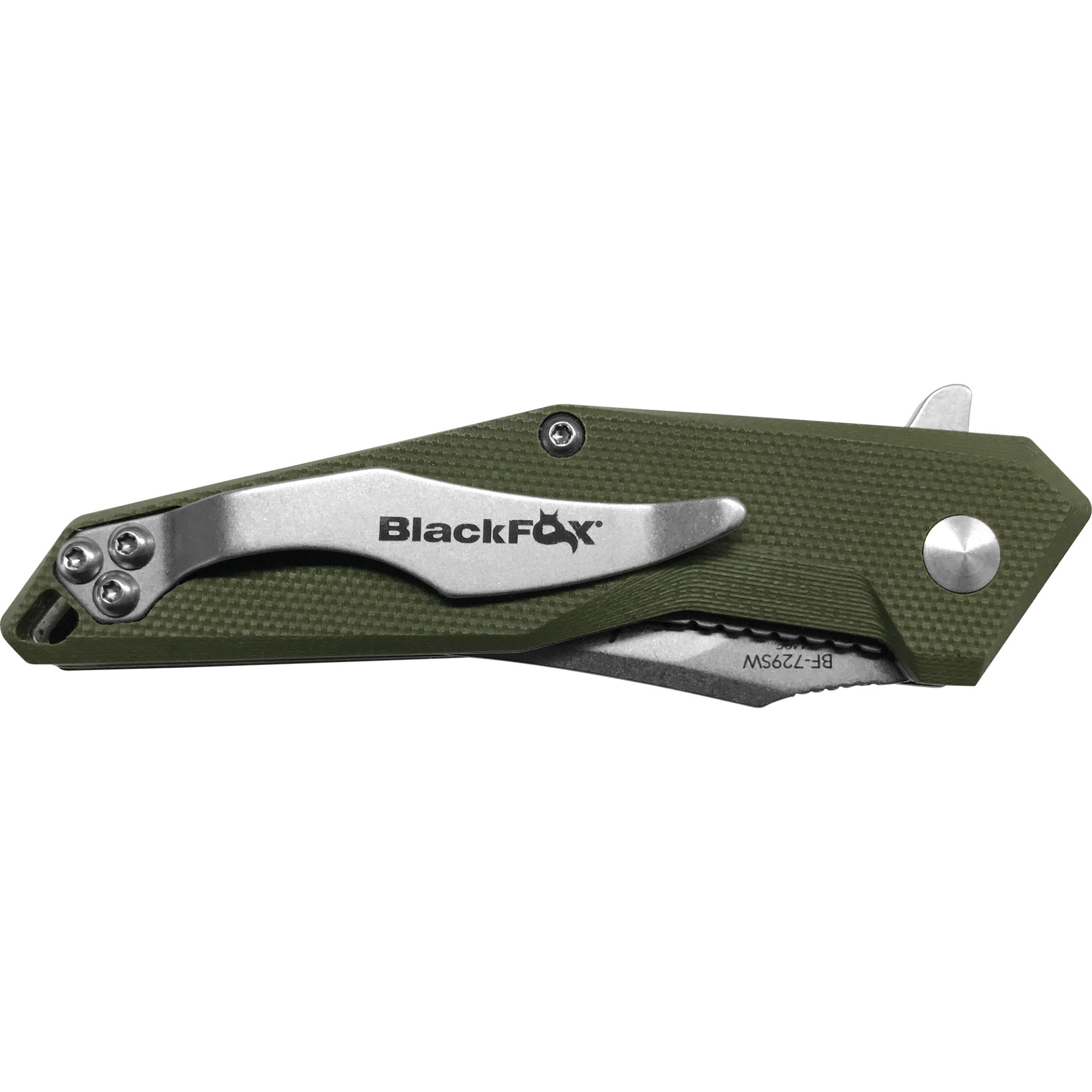 Couteau de Poche KRAVI SHAI en G10 Vert OD