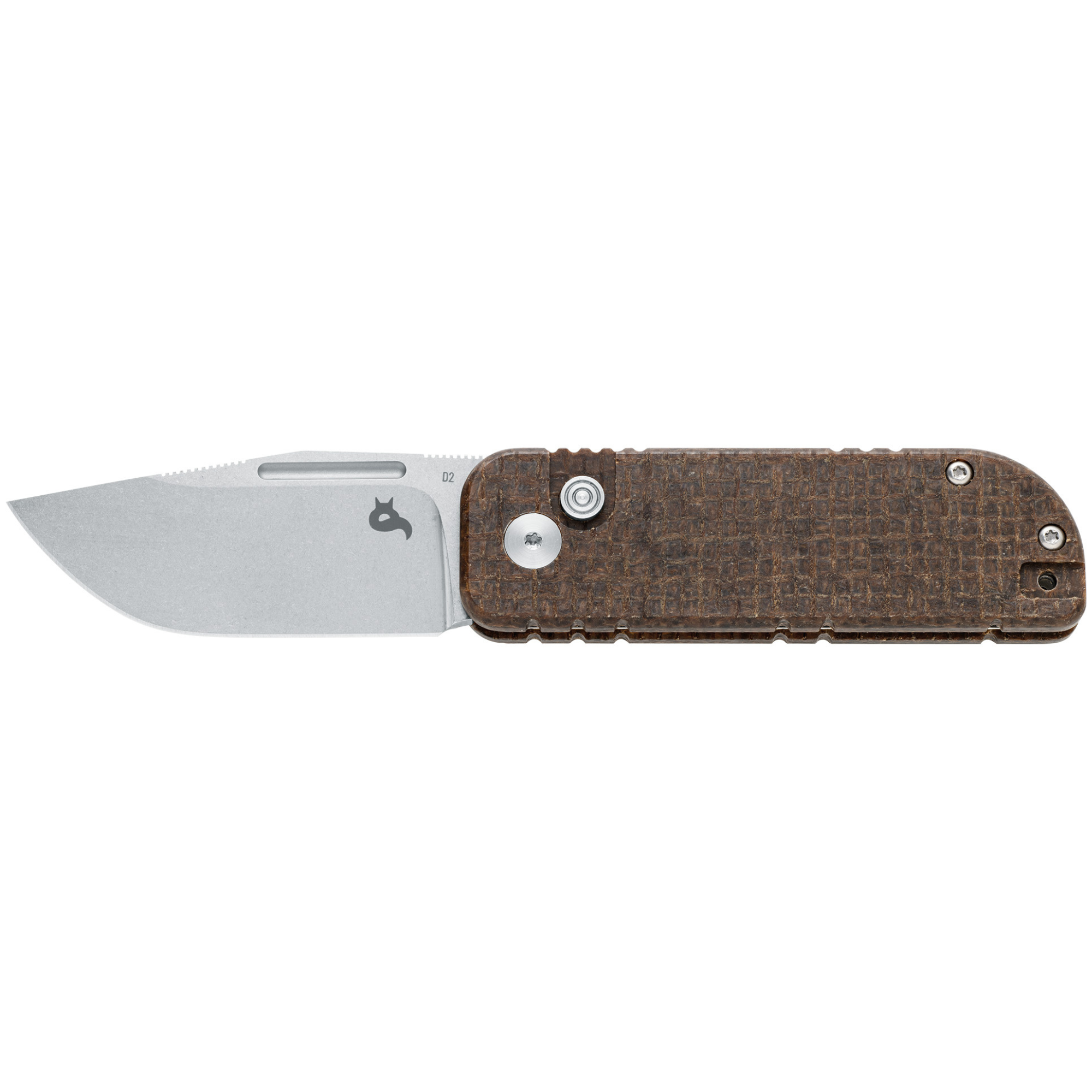 Couteau de Poche NU-BOWIE Micarta Marron