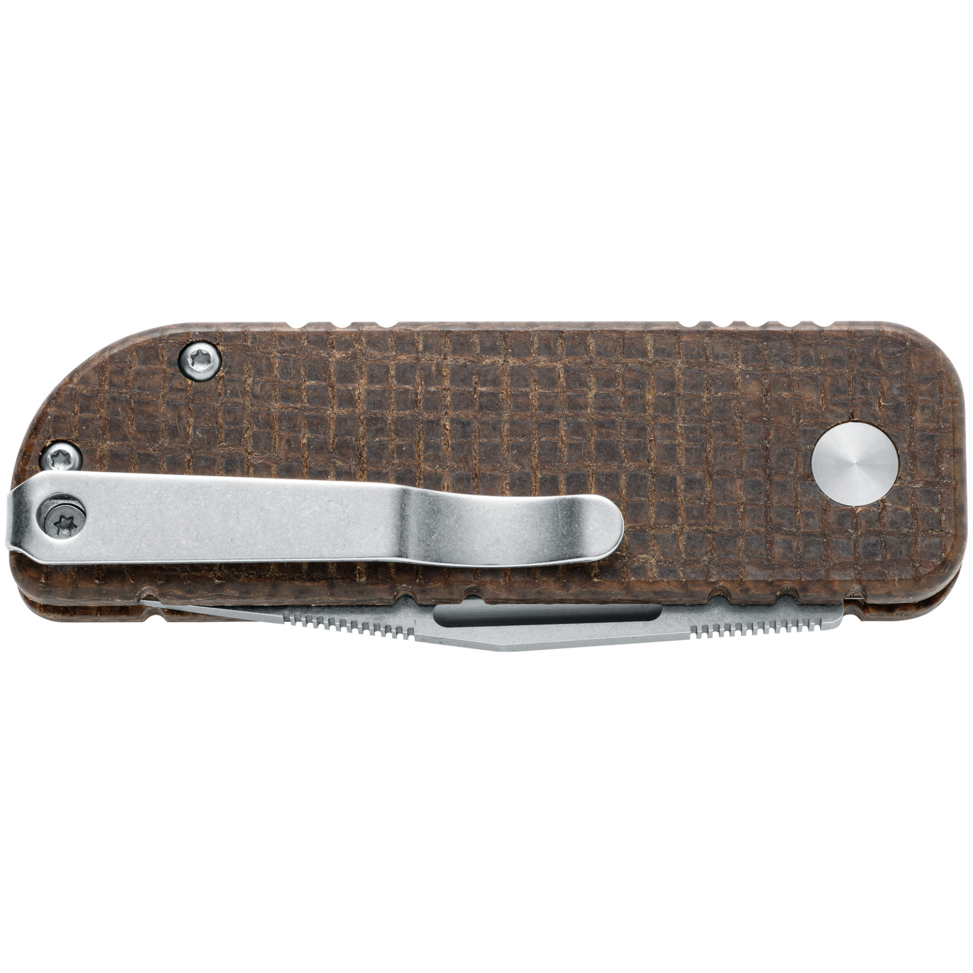 Couteau de Poche NU-BOWIE Micarta Marron