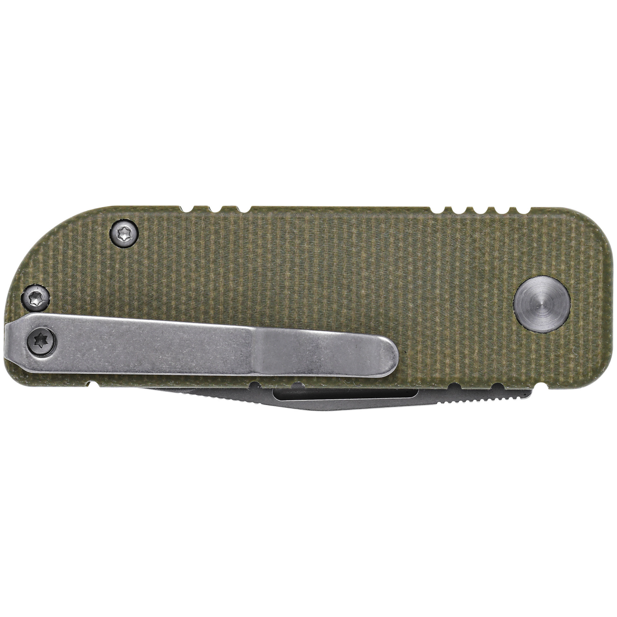 Couteau de Poche NU-BOWIE Micarta Vert OD