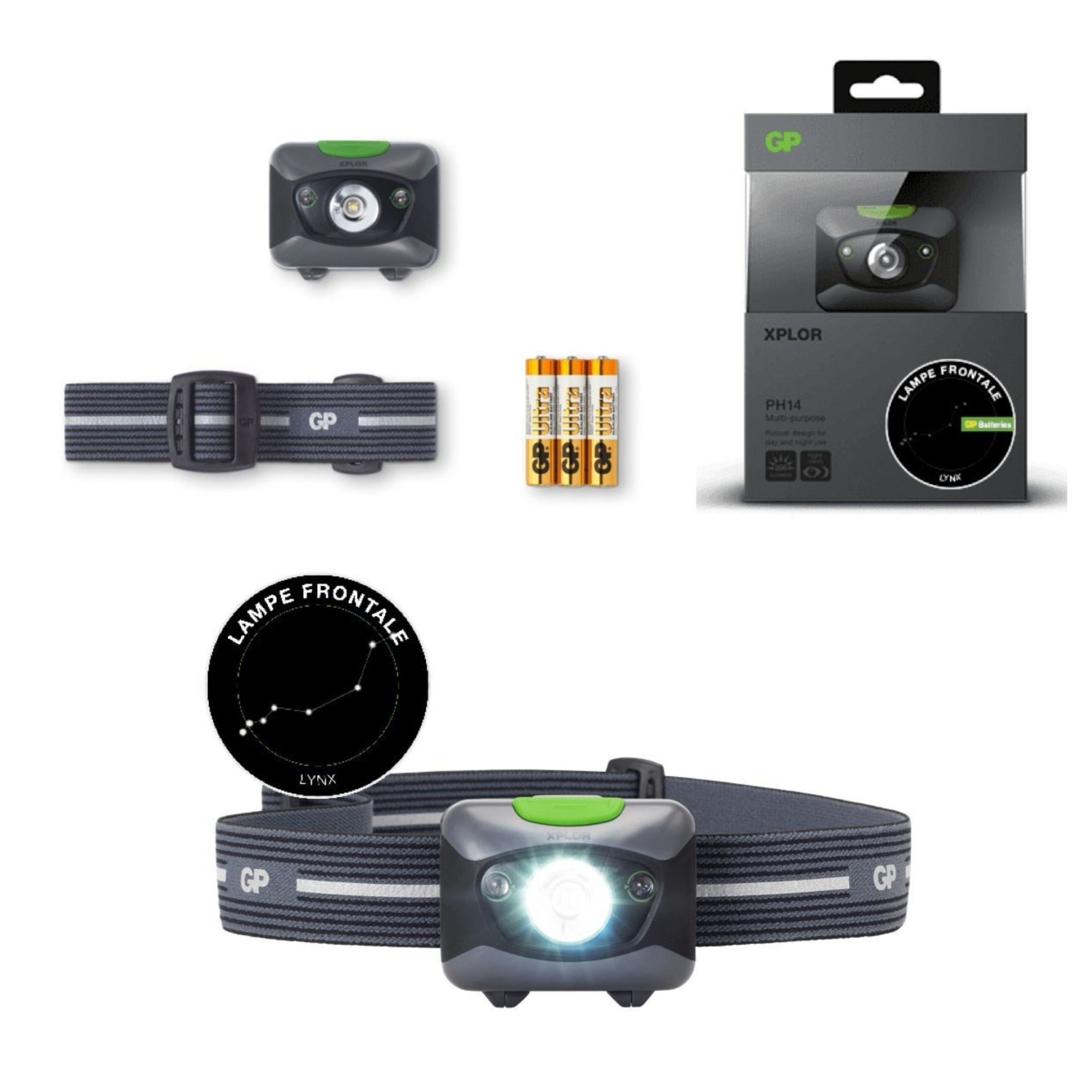 Lampe Frontale XPLOR Lynx 200 Lumens