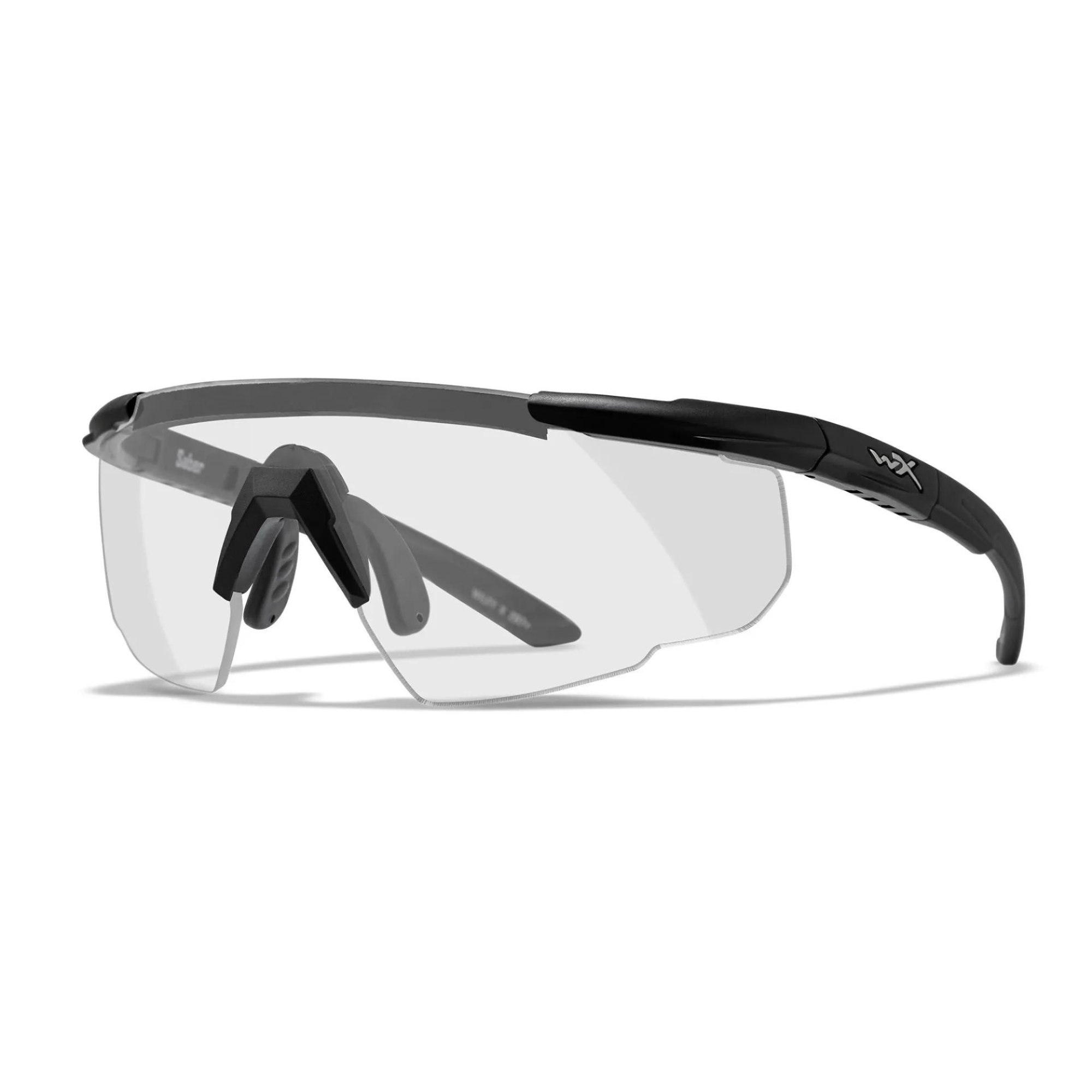 Lunettes Balistique SABER ADVANCED - Noir et Verre Incolore