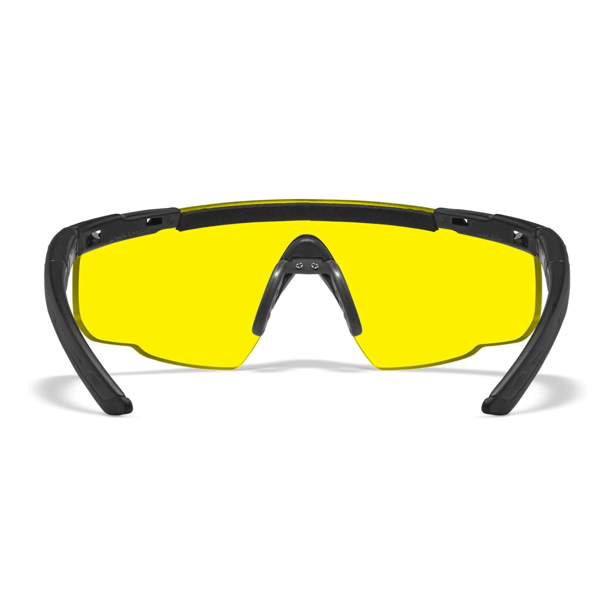 Lunettes Balistique SABER ADVANCED - Noir et Verre Jaune