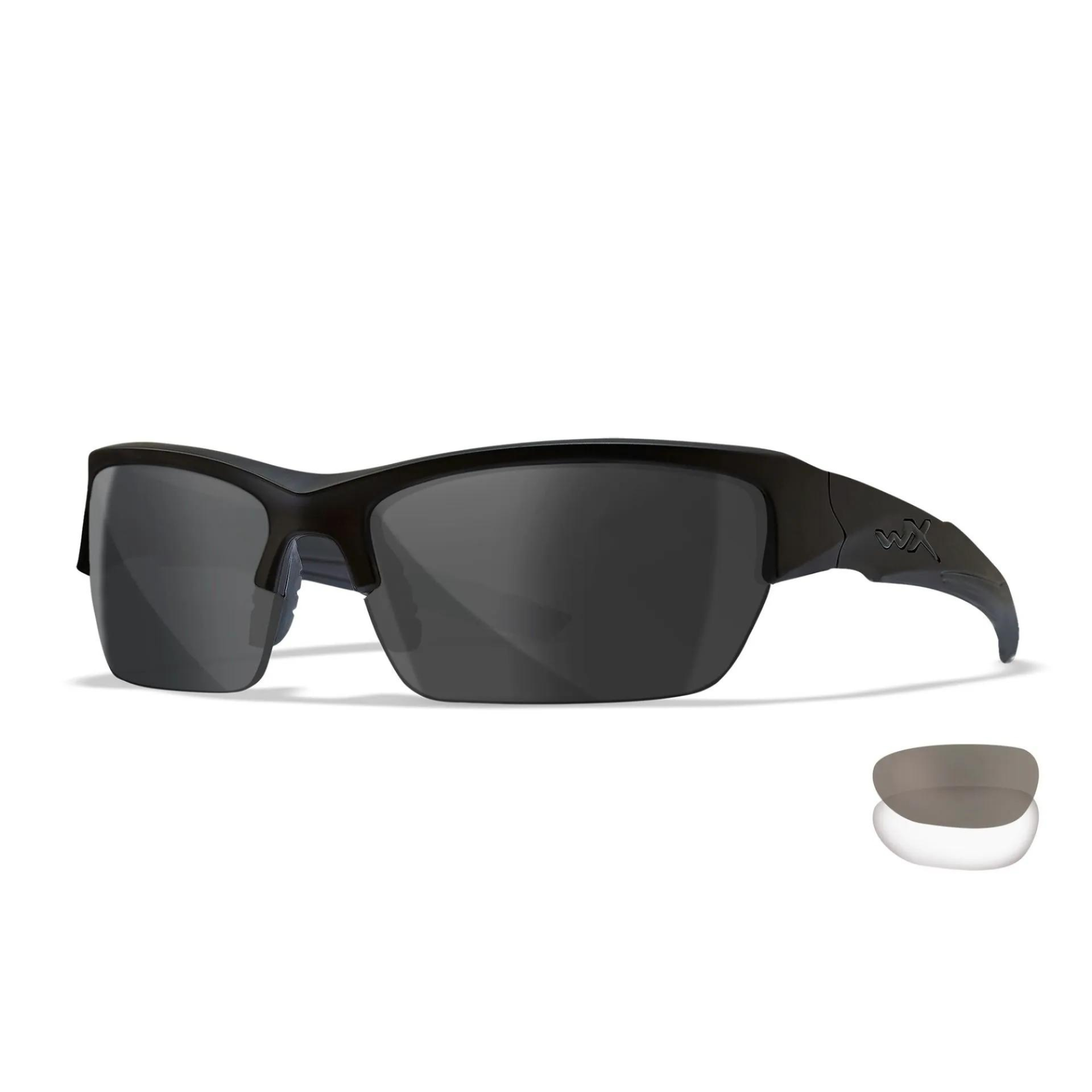 Lunettes Balistique WX VALOR 2.5 - Double Pack Verre Fumé + Verre Incolore