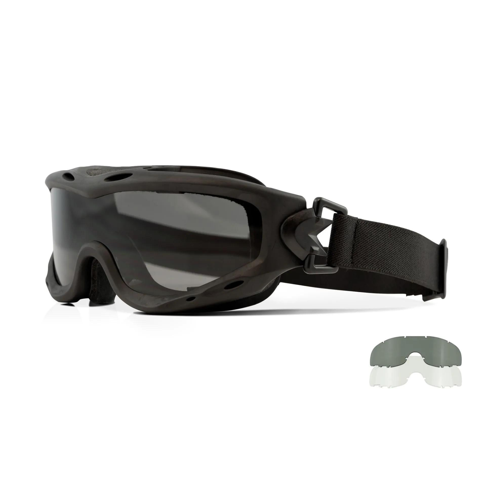 Masque Balistique SPEAR - Double Pack Verre Fumé + Verre Incolore