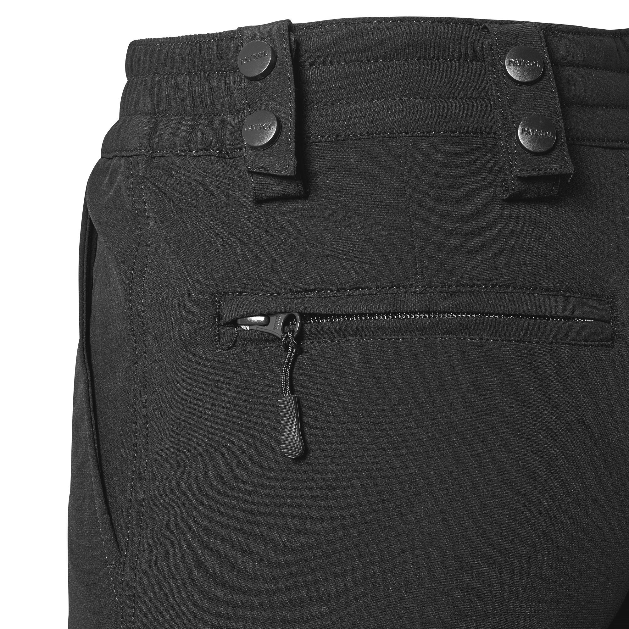 Pantalon d'Intervention Léger Mat Noir Fitté