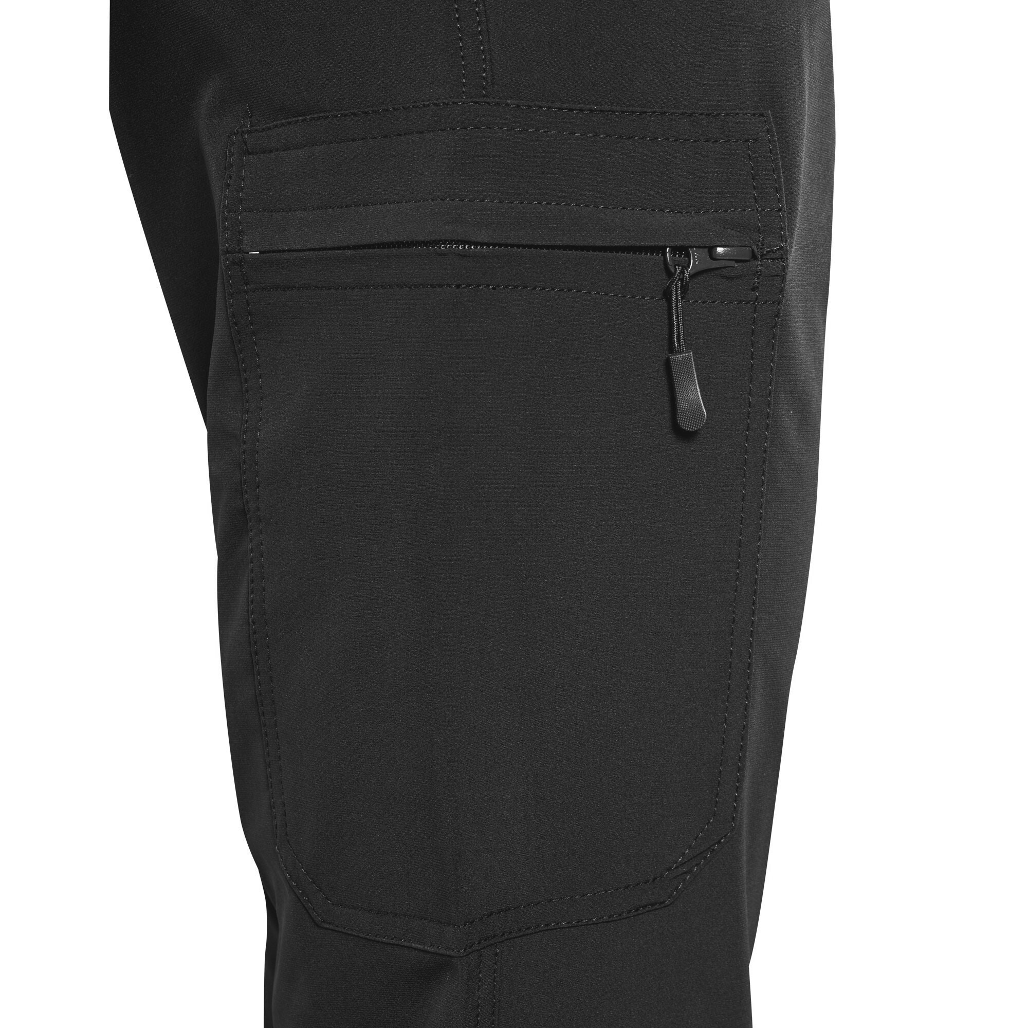 Pantalon d'Intervention Léger Mat Noir Fitté