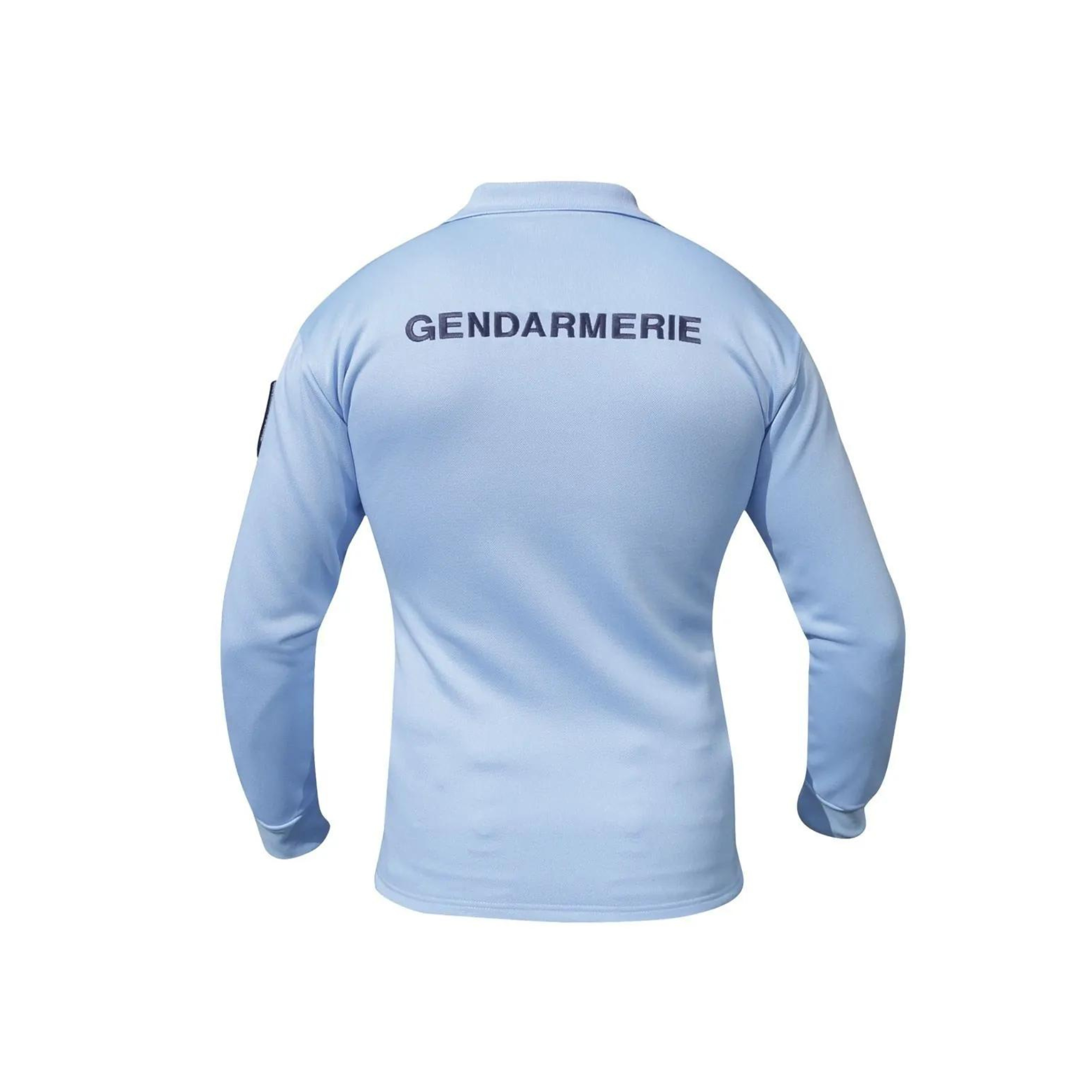 Polo Gendarmerie Bleu Manches Longues