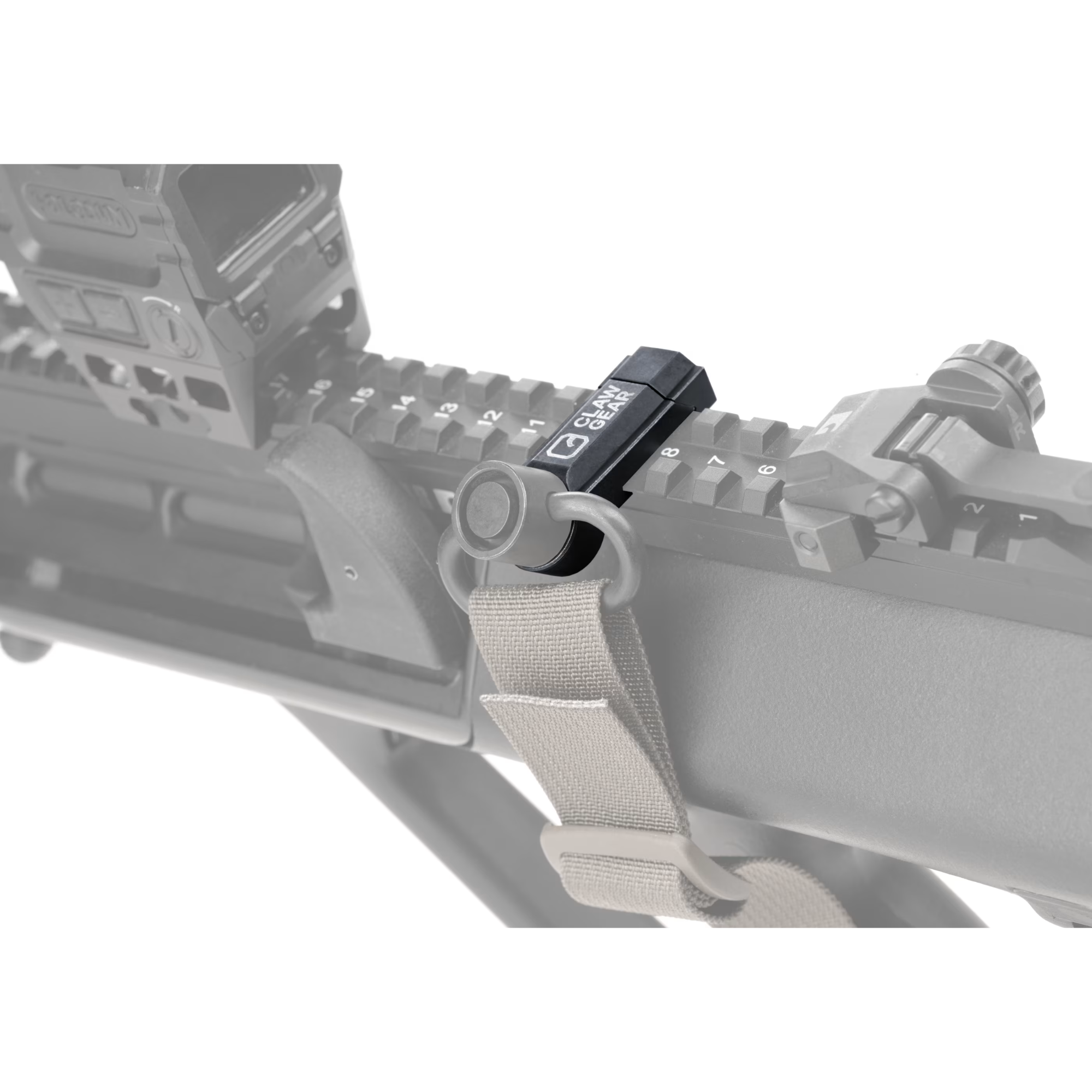 Support Picatinny QD pour Sangles de Fusil avec Pivot à Détachement Rapide