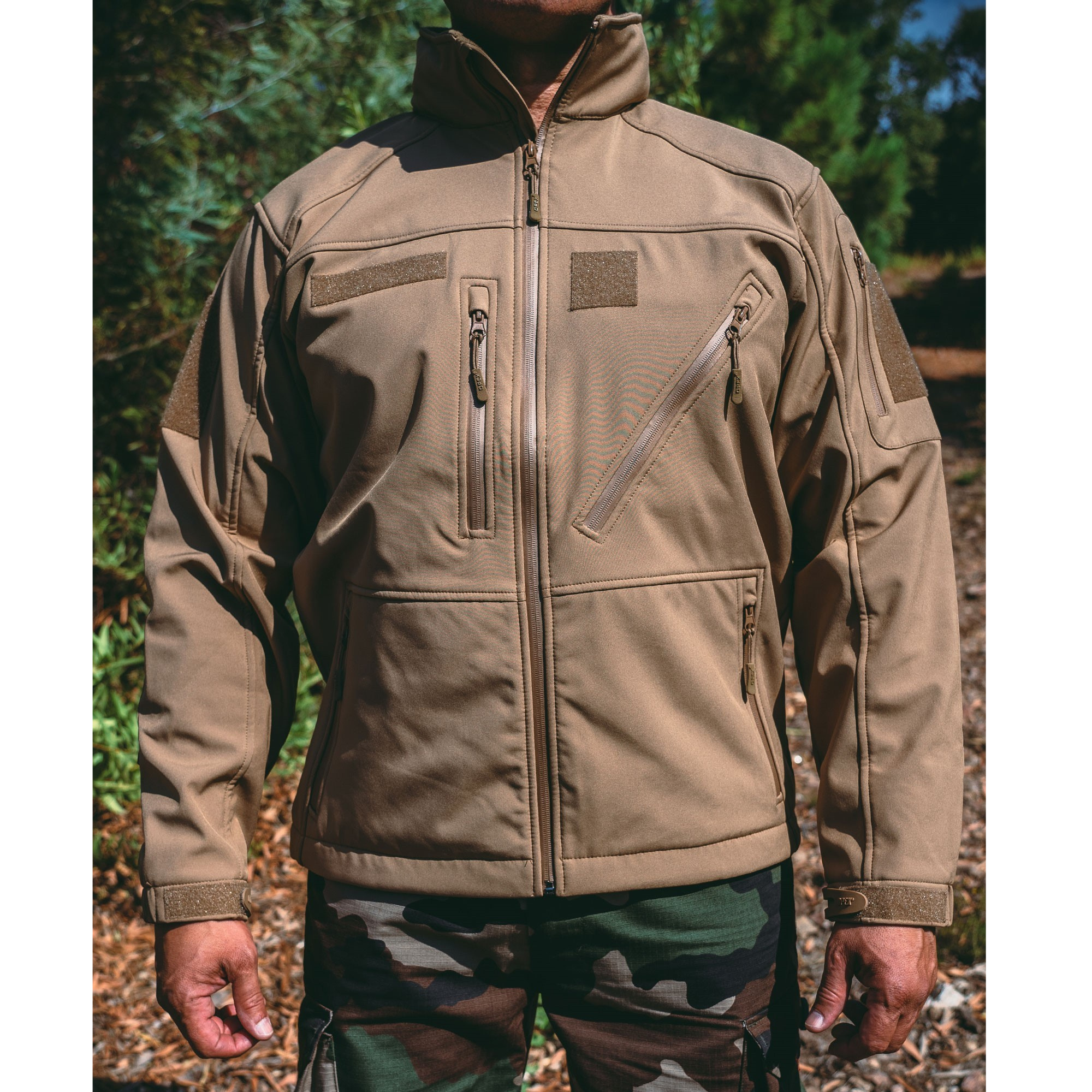 Veste Softshell 3 Couches Coyote