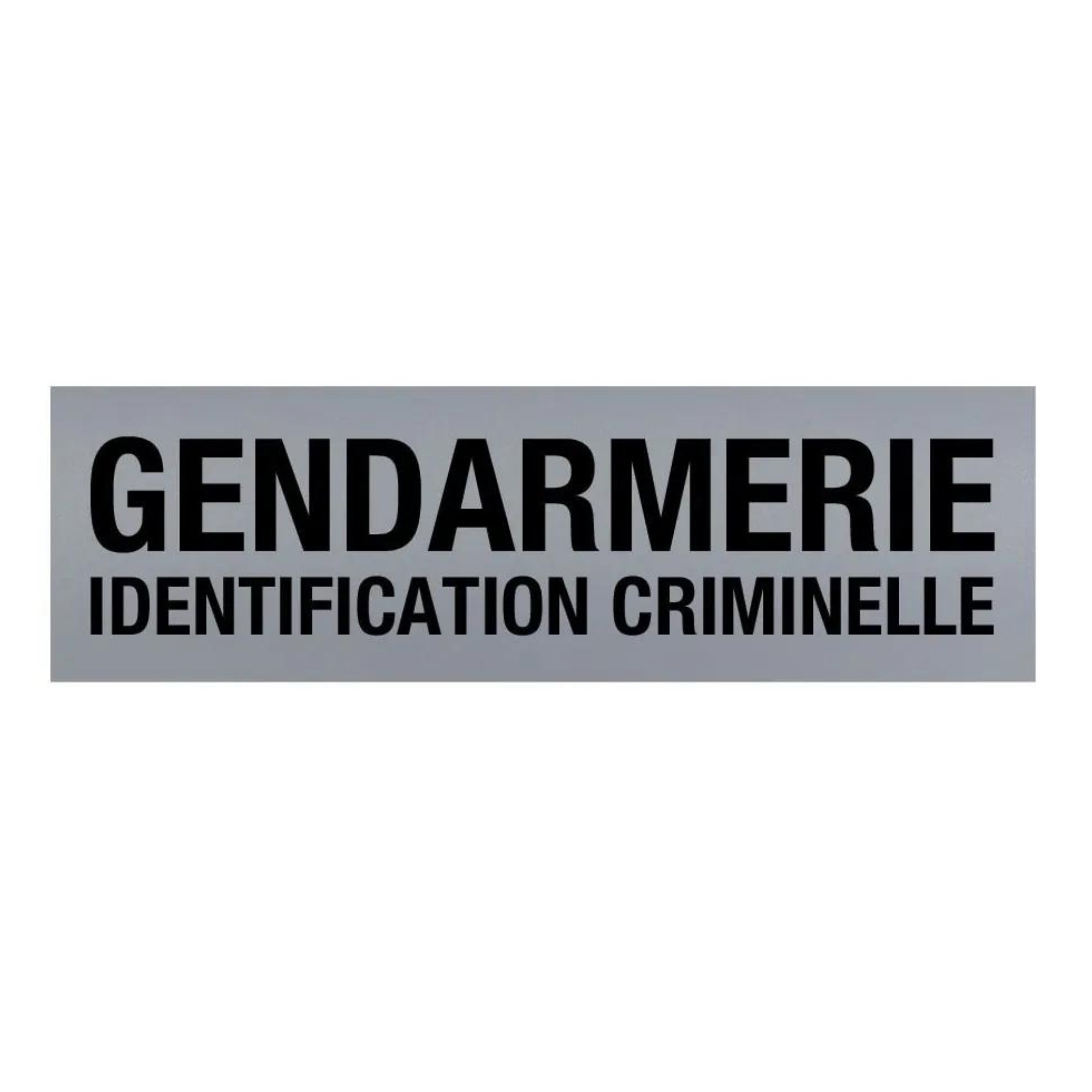 Bandeau d'Identification Réfléchissant Gendarmerie Identification Criminelle