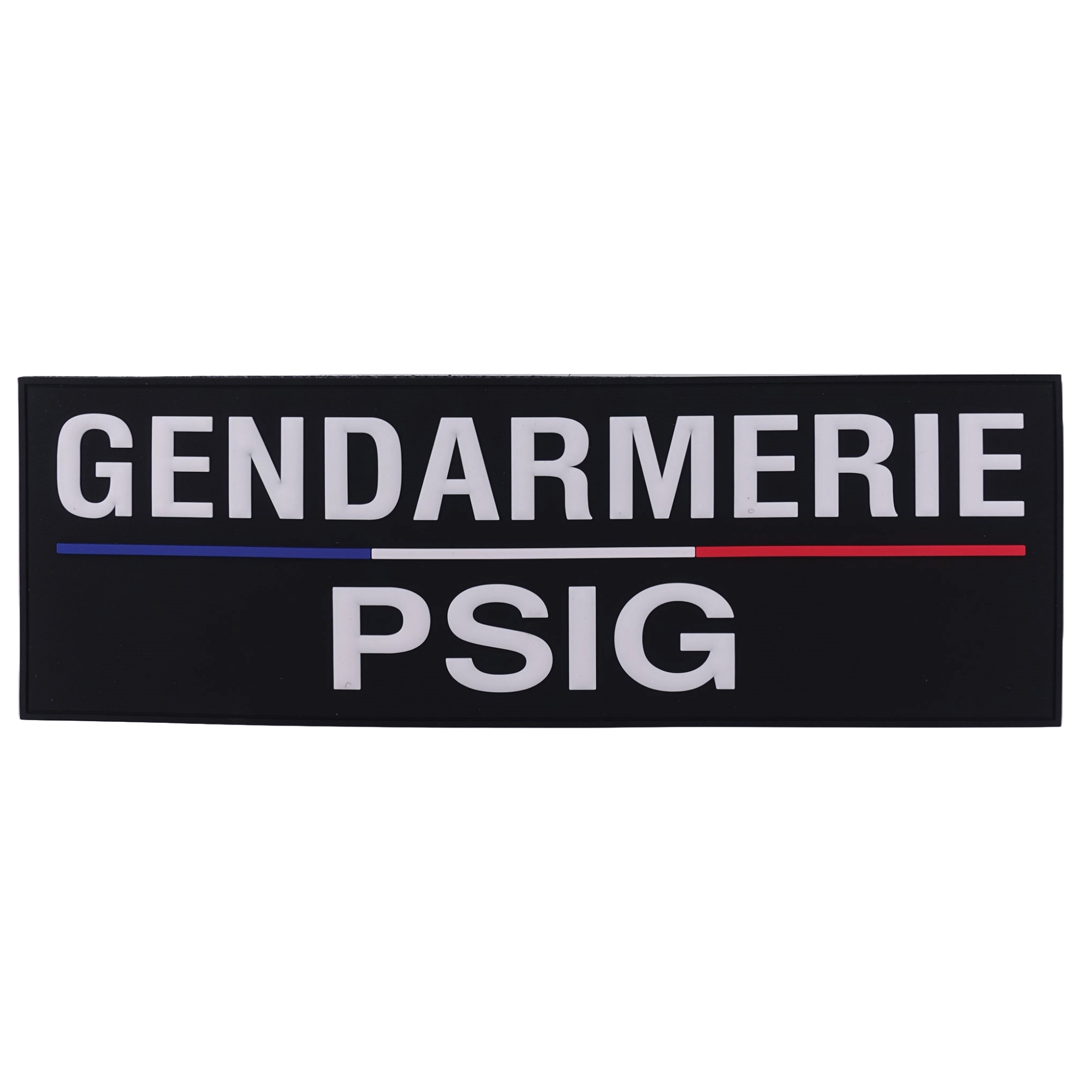 Bandeau d'Identification Souple en Rubber Gendarmerie PSIG