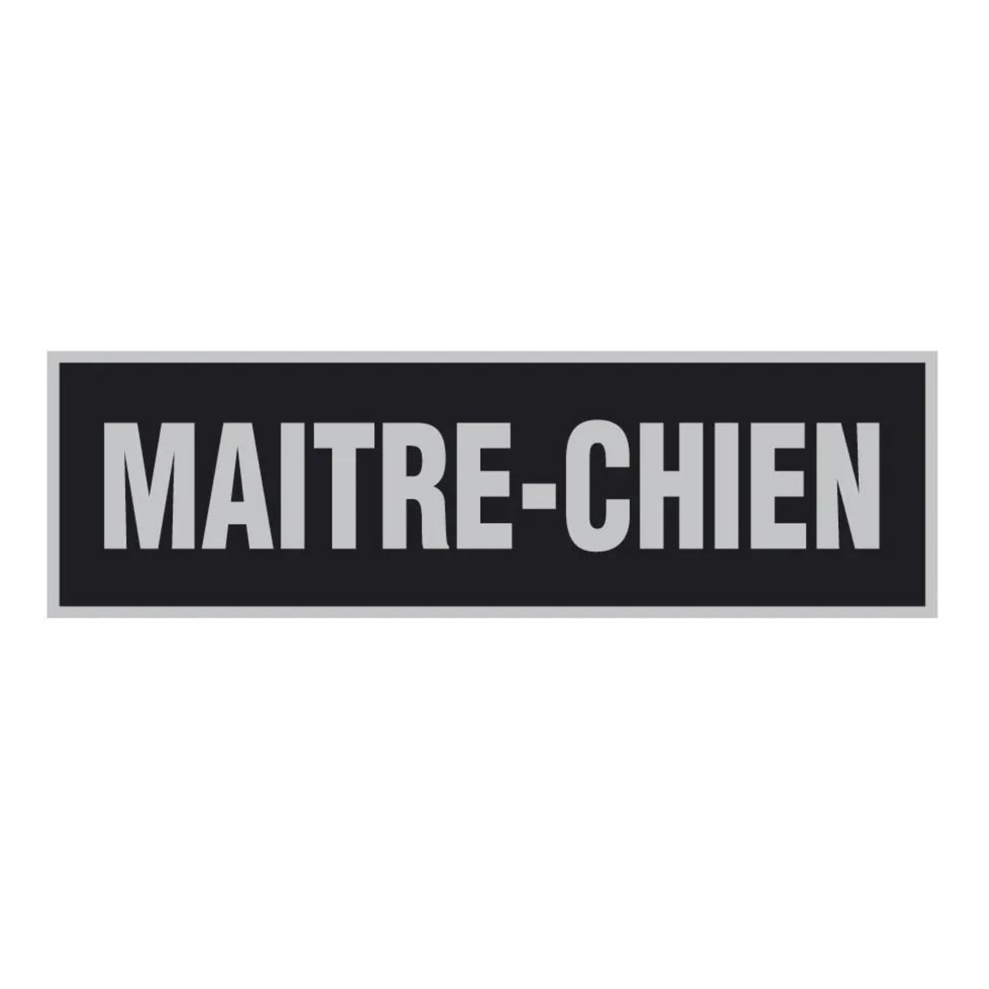 Bandeau d'Identification Réfléchissant Inversé Maitre-Chien