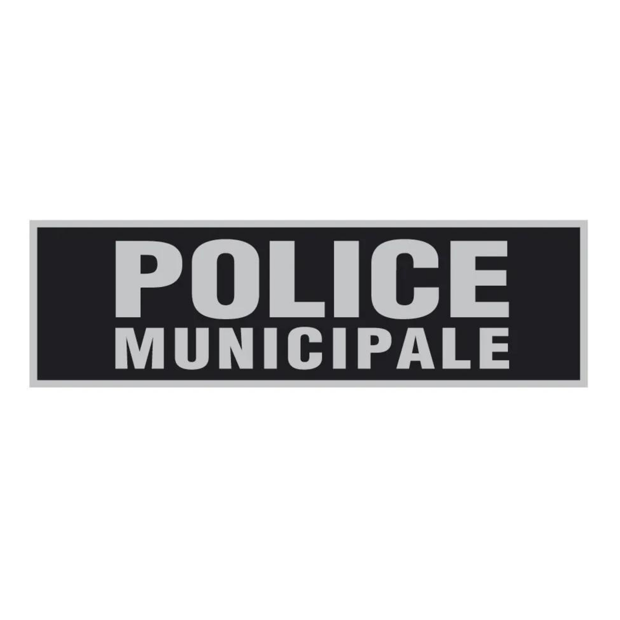 Bandeau d'Identification Réfléchissant Inversé Police Municipale