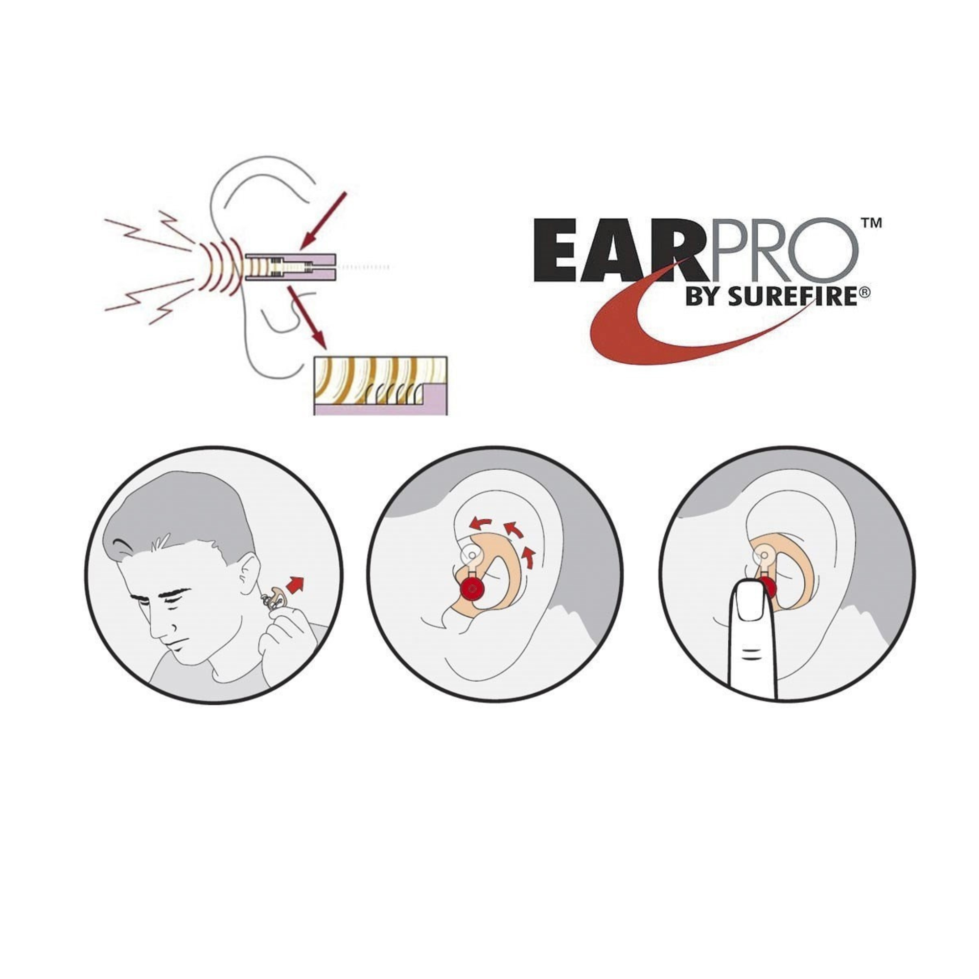 Bouchons Anti-Bruit EARPRO 3