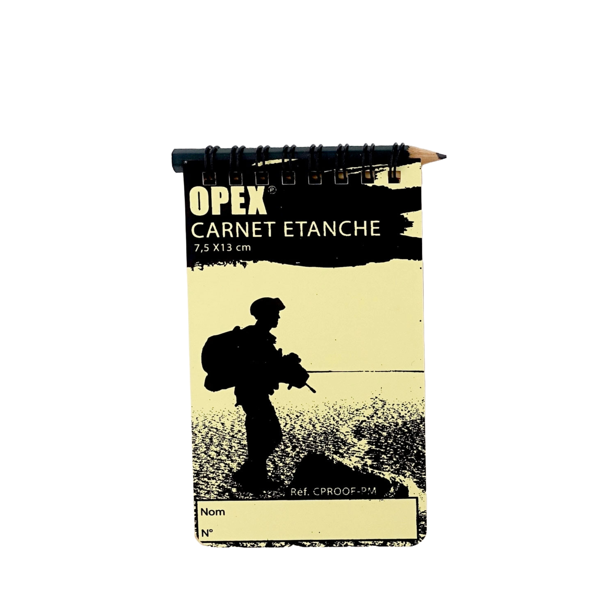 Carnet Étanche Petit Modèle avec Crayon