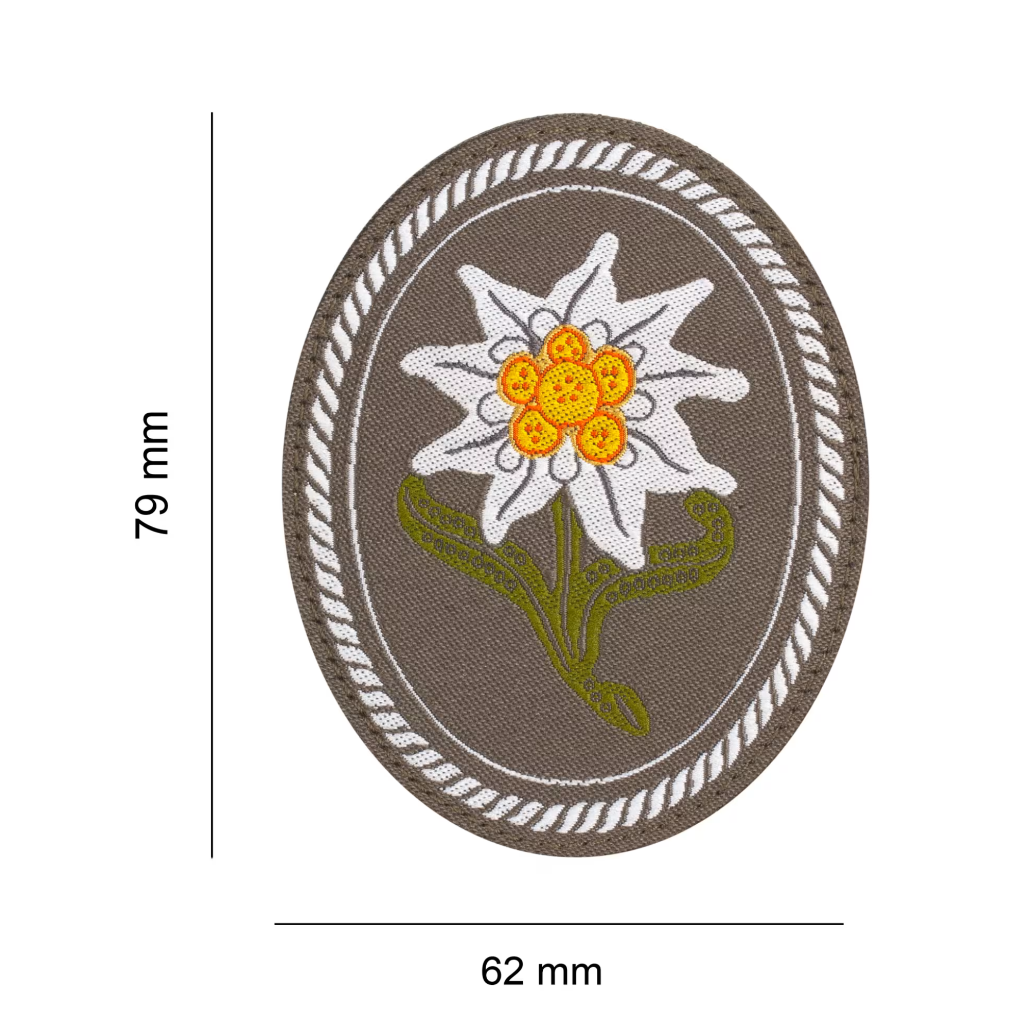 Écusson Edelweiss Ovale