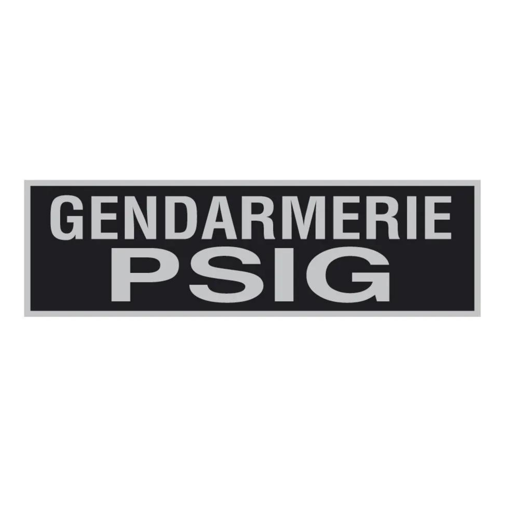 Bandeau d'Identification Réfléchissant Inversé Gendarmerie PSIG