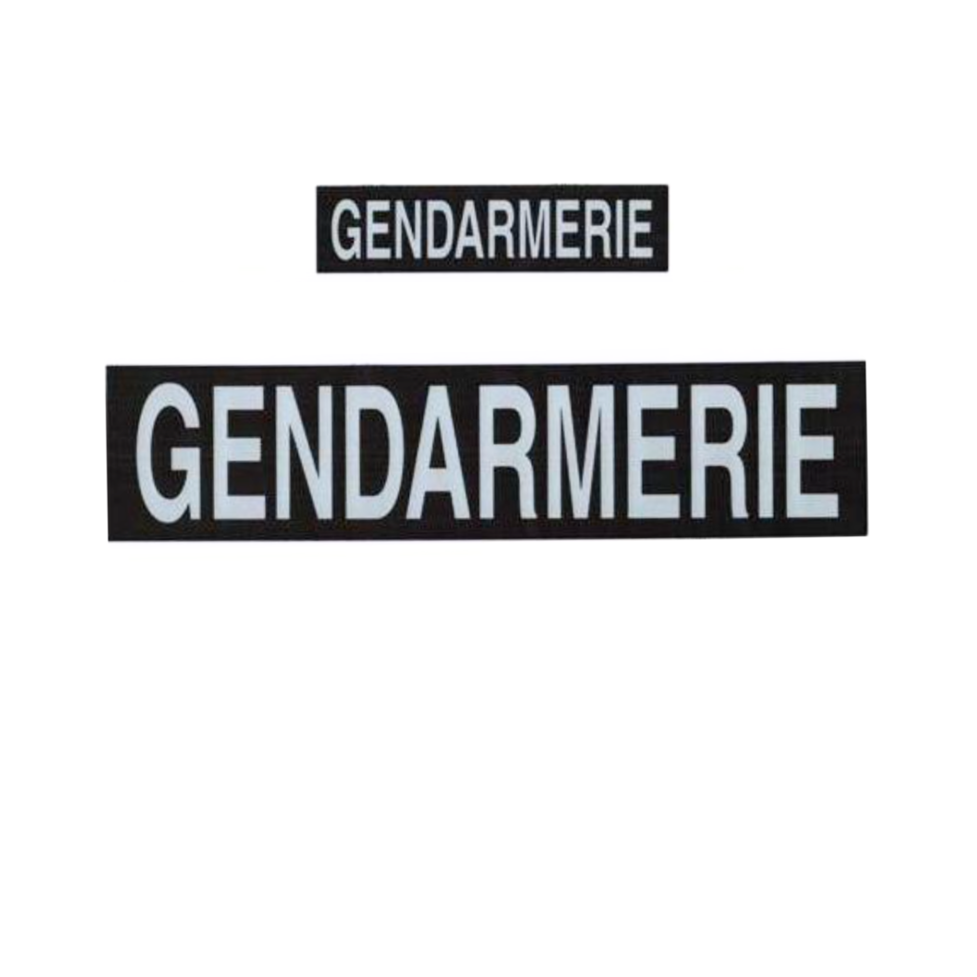 Jeu de Bandes GPB Réfléchissantes Gendarmerie