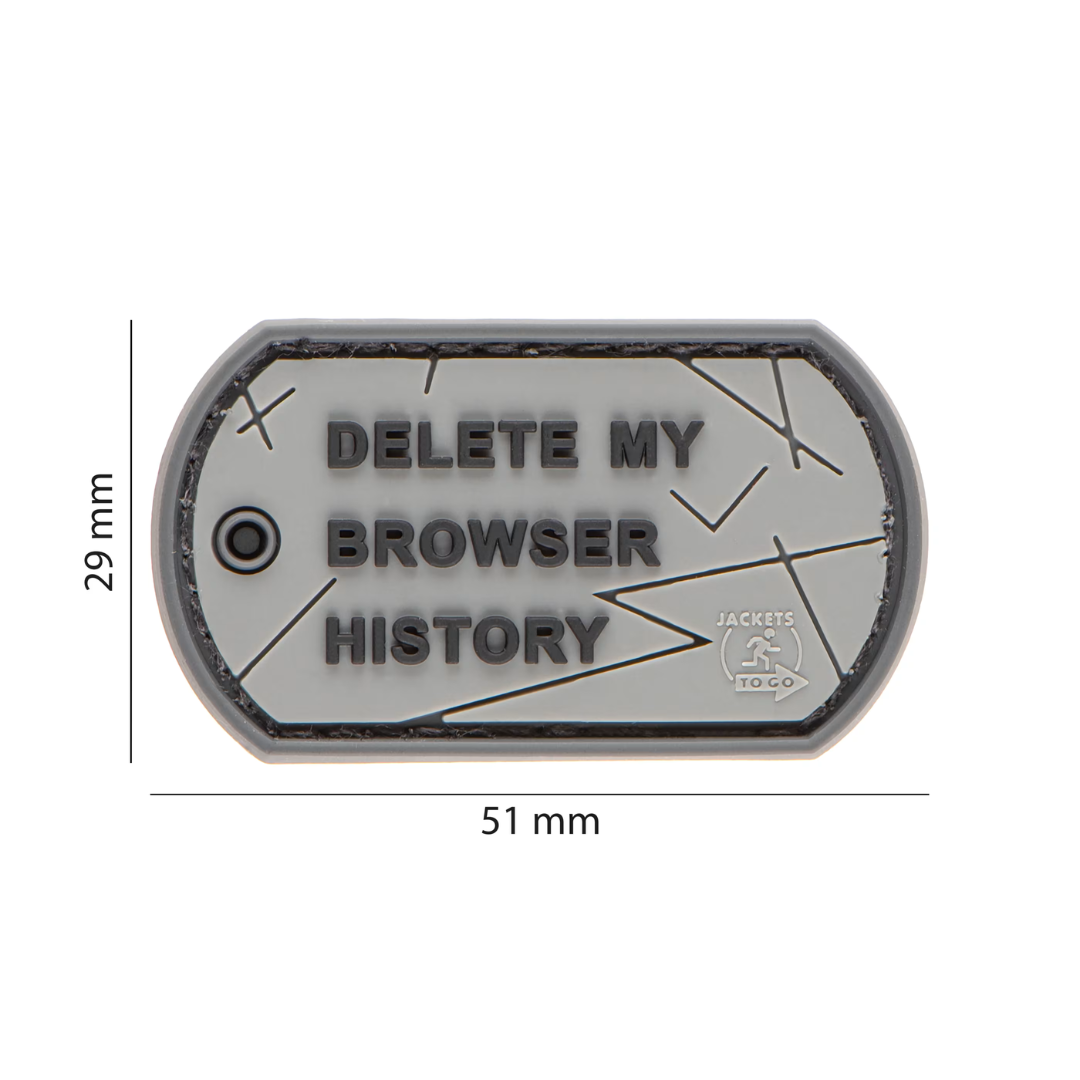 Patch PVC “Delete My Browser History”