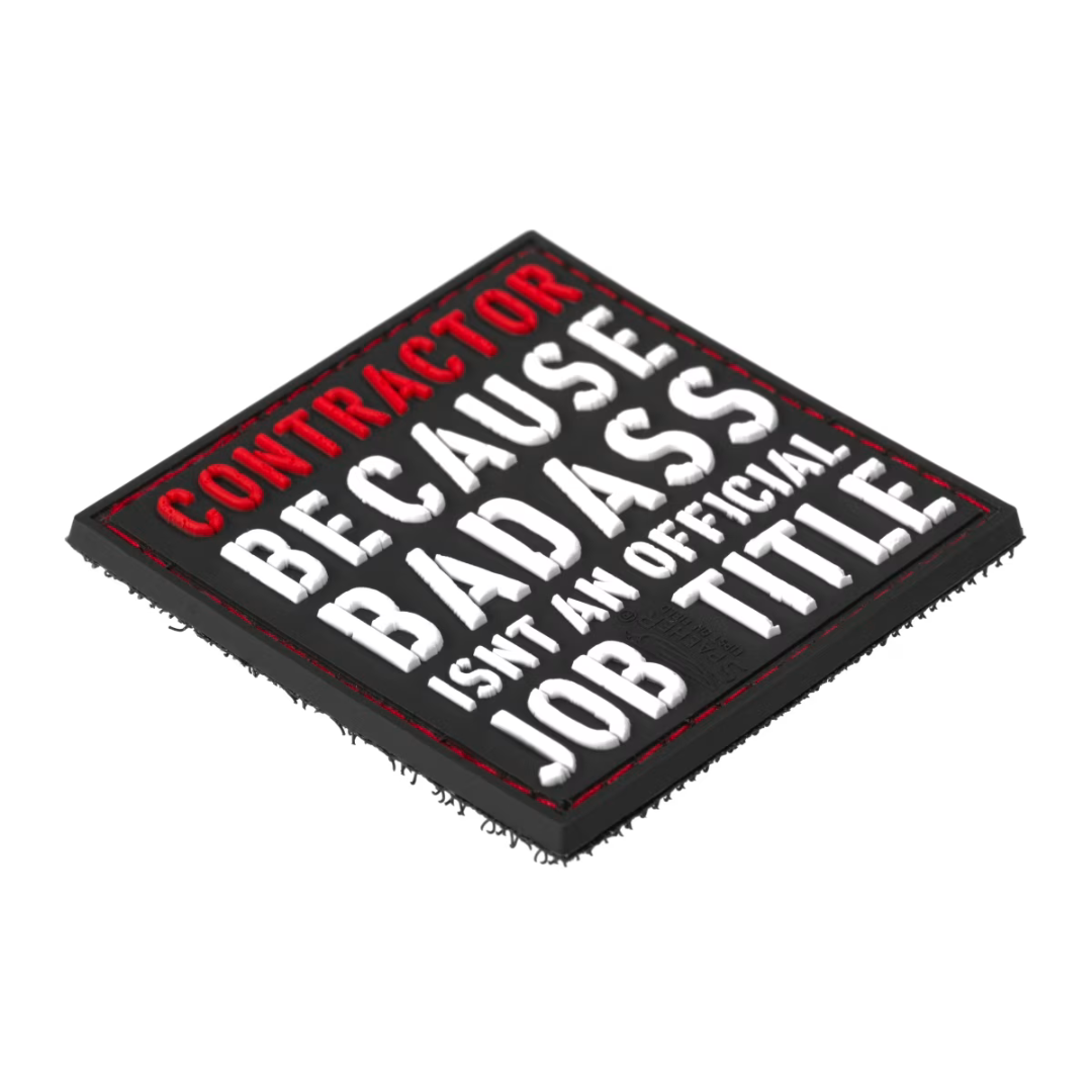 Patch PVC “Contractor Because Badass Isn’t An Official Job Title”