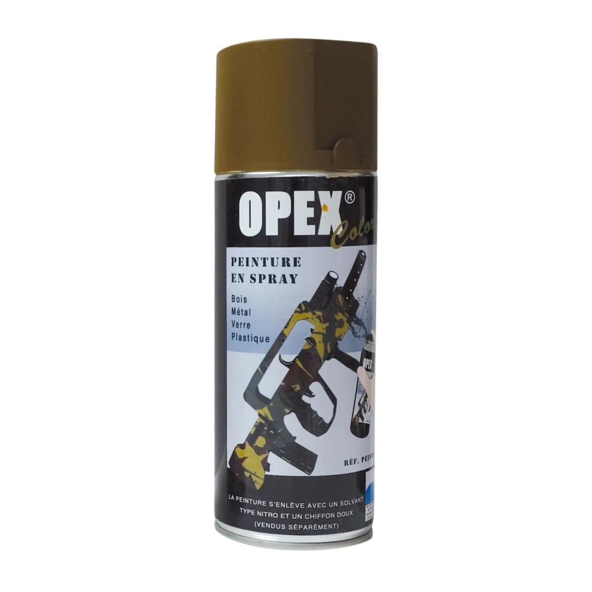 Peinture d'Armement en Spray 400 ml Marron Armée Française