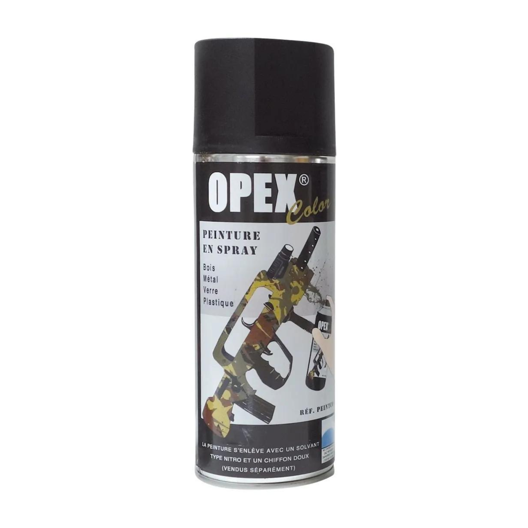 Peinture d'Armement en Spray 400 ml Noir Mat