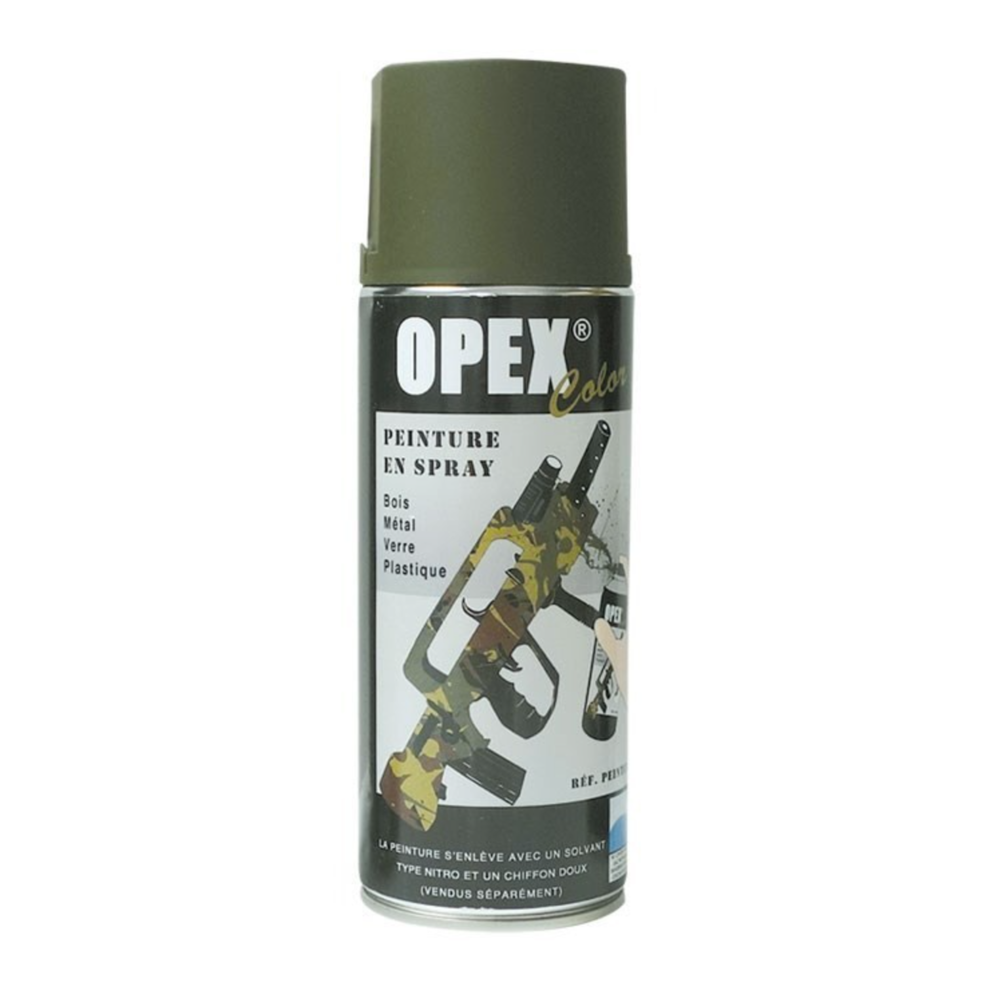 Peinture d'Armement en Spray 400 ml Vert OTAN