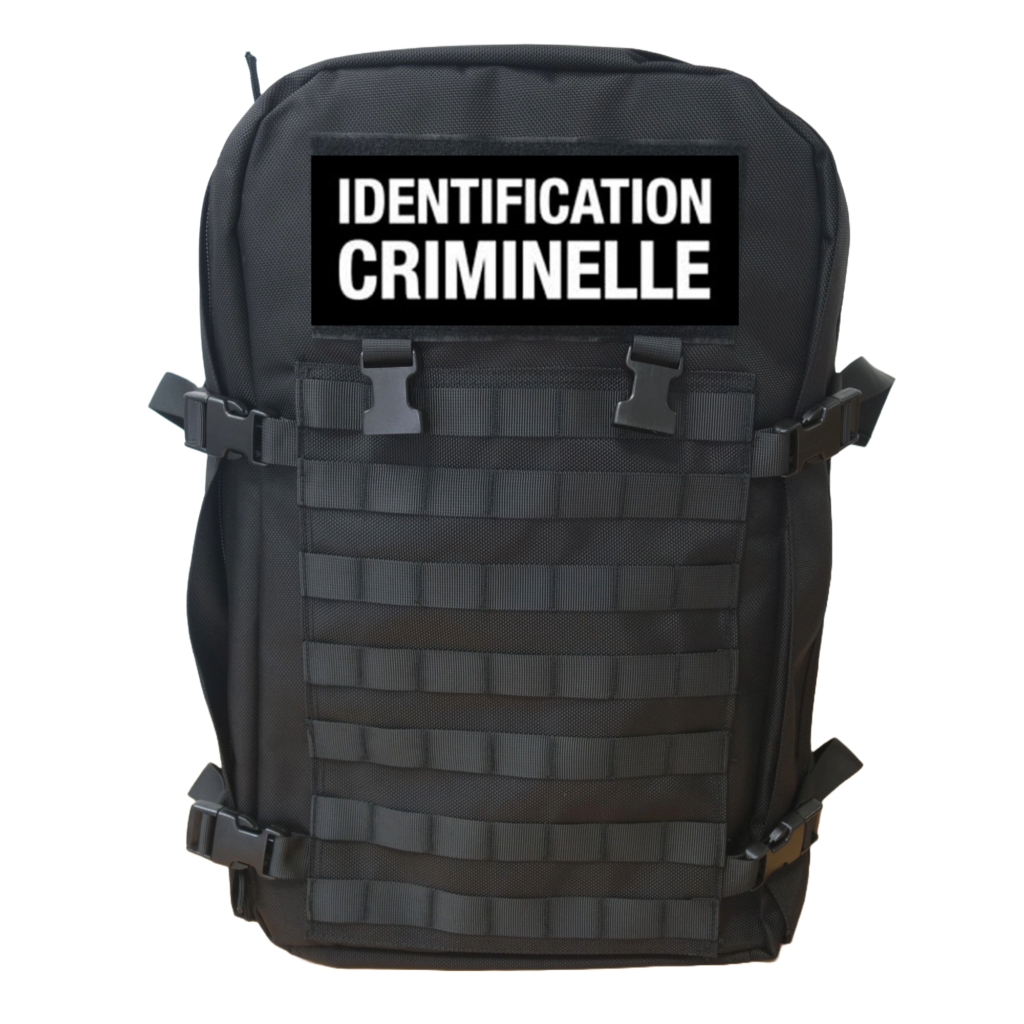 Sac d'Intervention Police Scientifique 75 Litres avec Bandeau Identification Criminelle