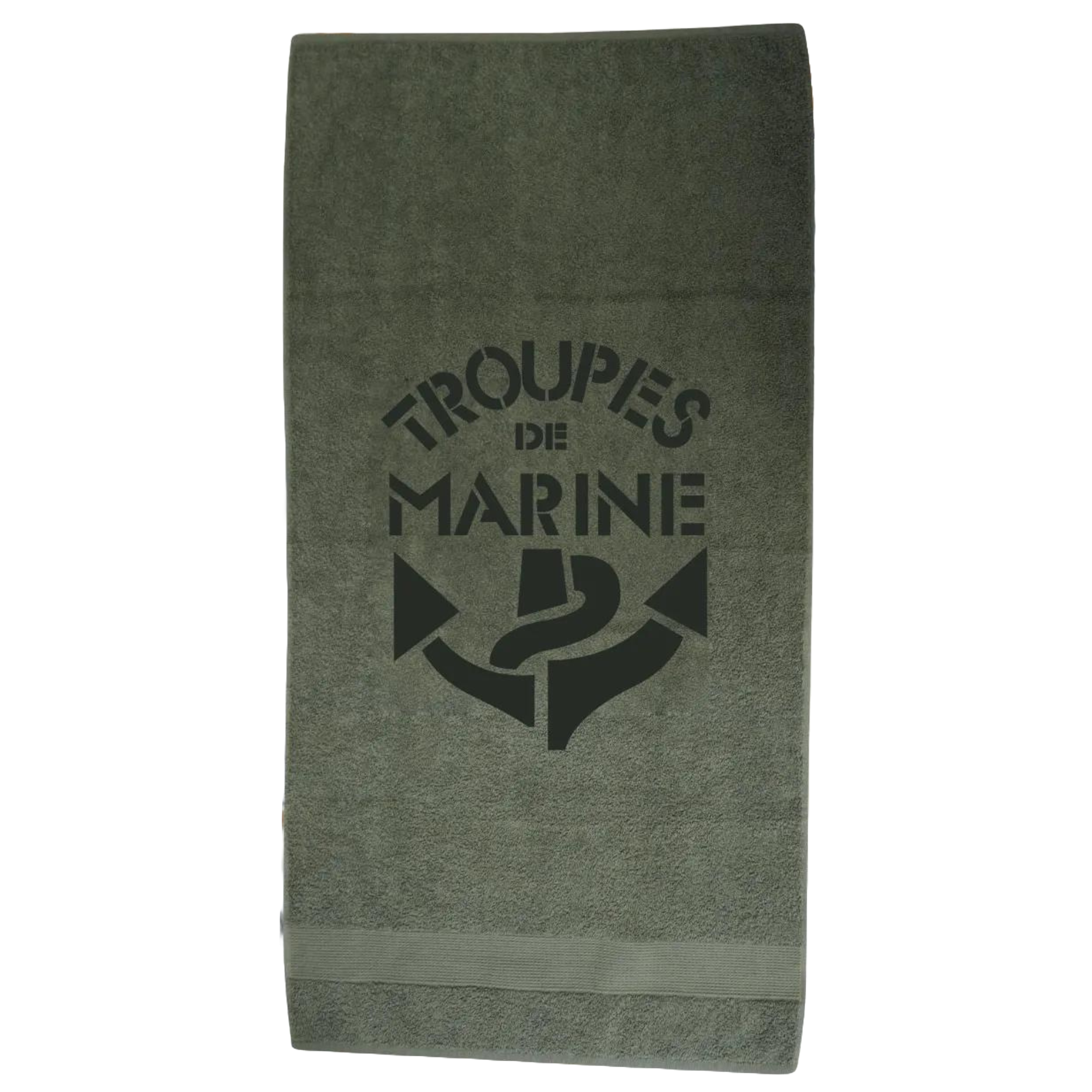 Serviette Militaire 50 x 100 cm Troupes de Marine