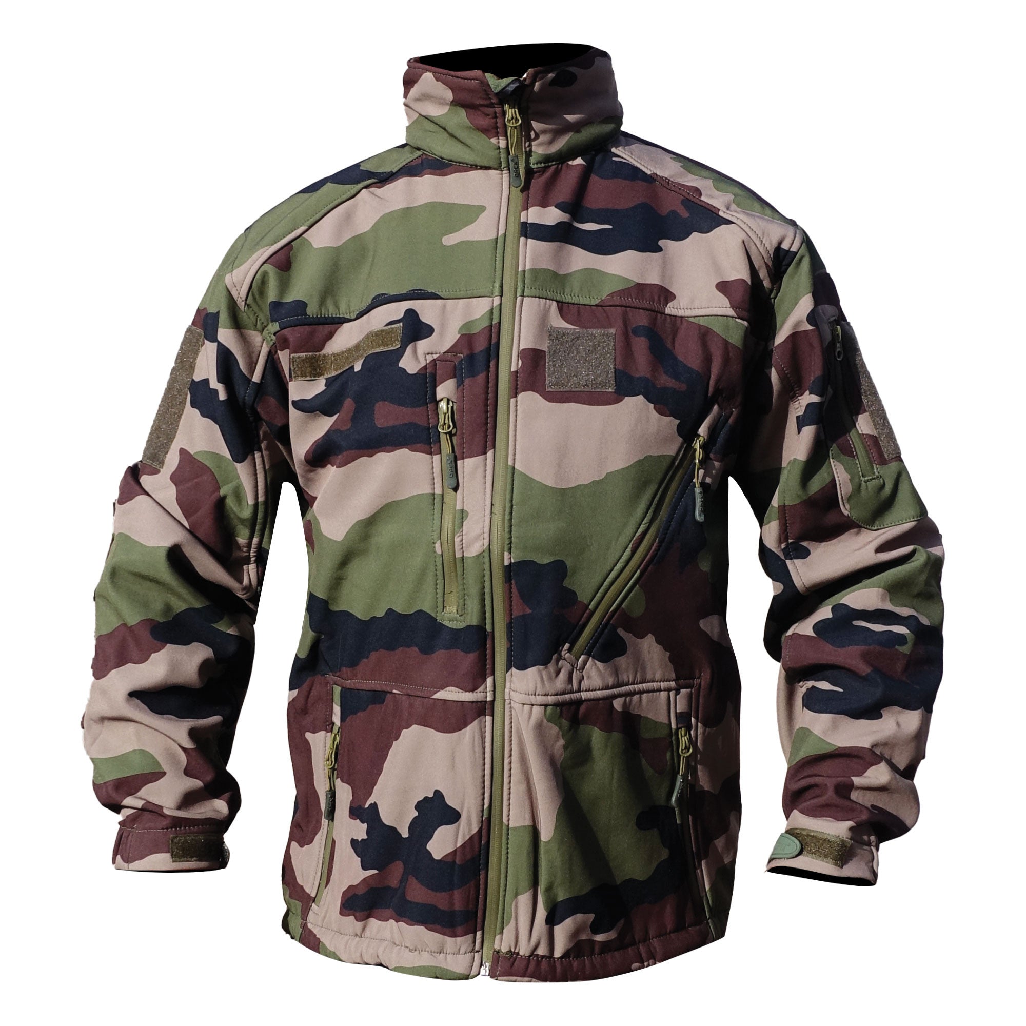 Veste Softshell 3 Couches Camouflage Centre Europe