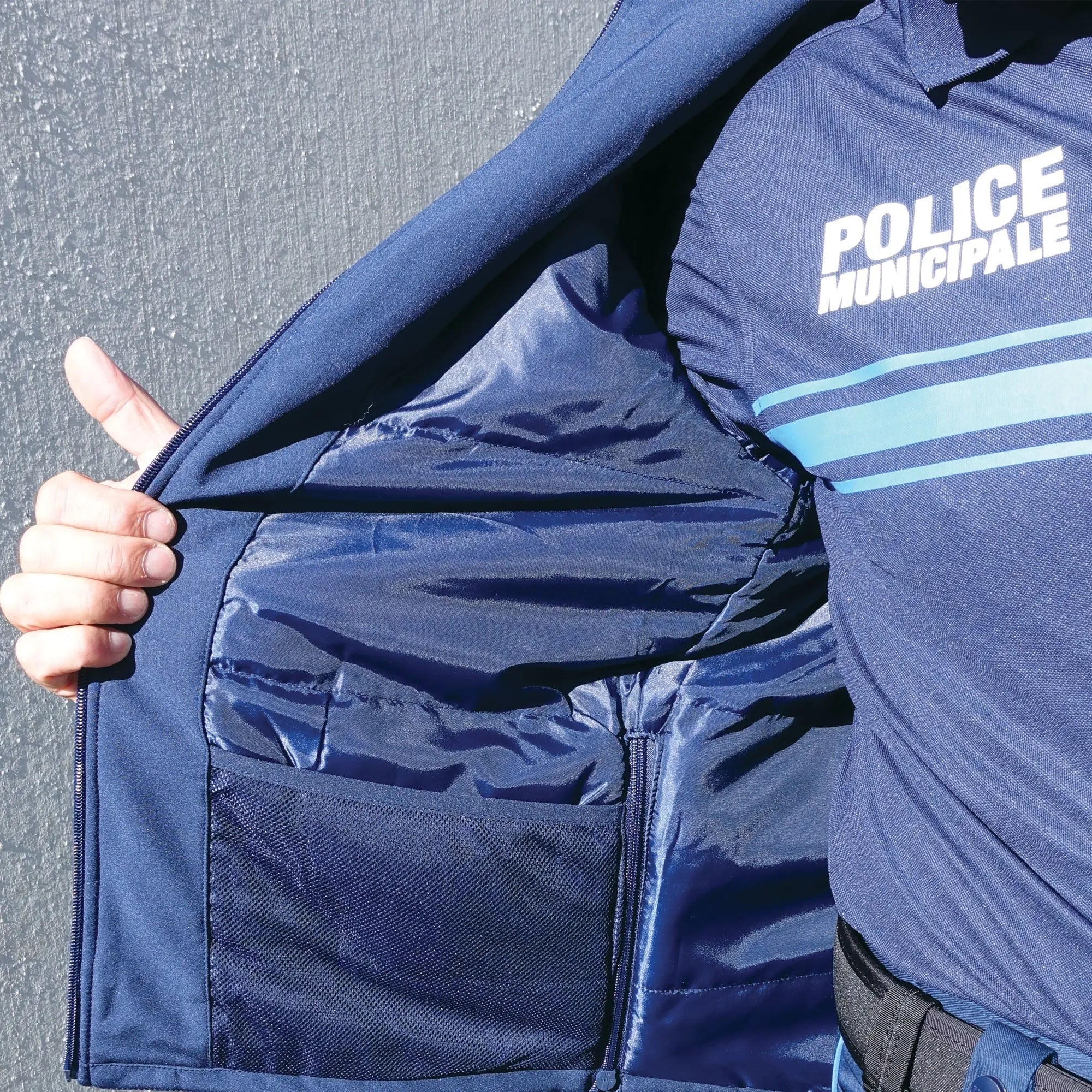 Veste Softshell Grand Froid Matelassée Police Municipale