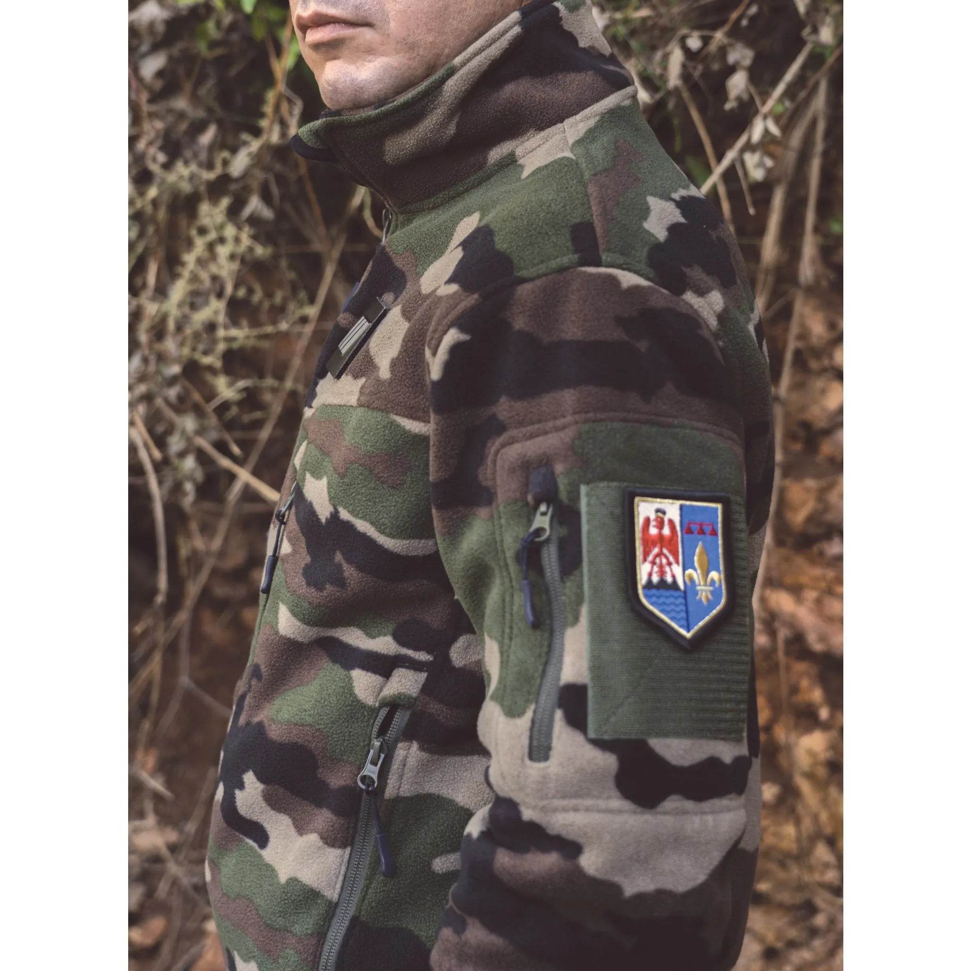 Veste en Polaire Camouflage Centre Europe