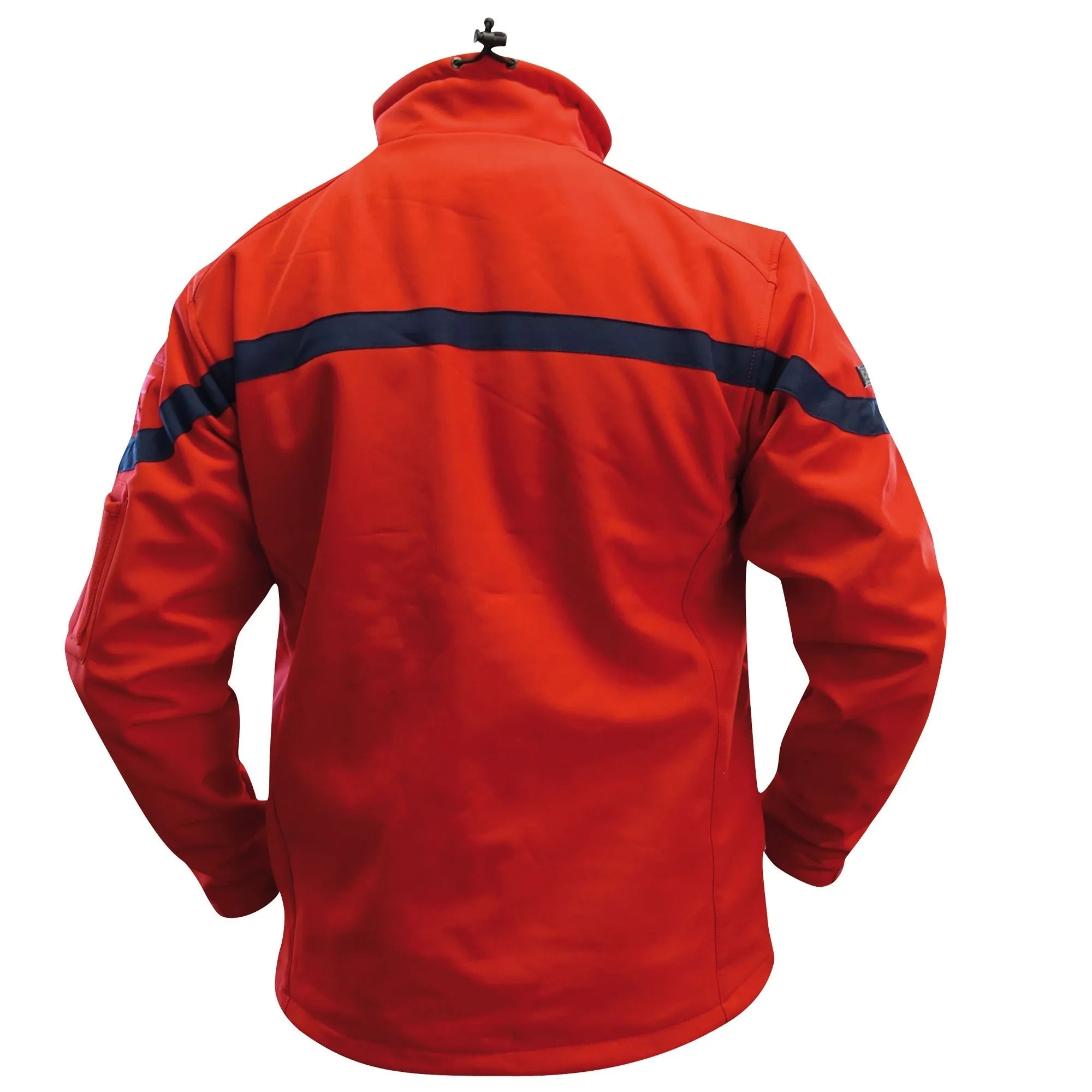 Veste Softshell 3 Couches Rouge Sécurité Incendie