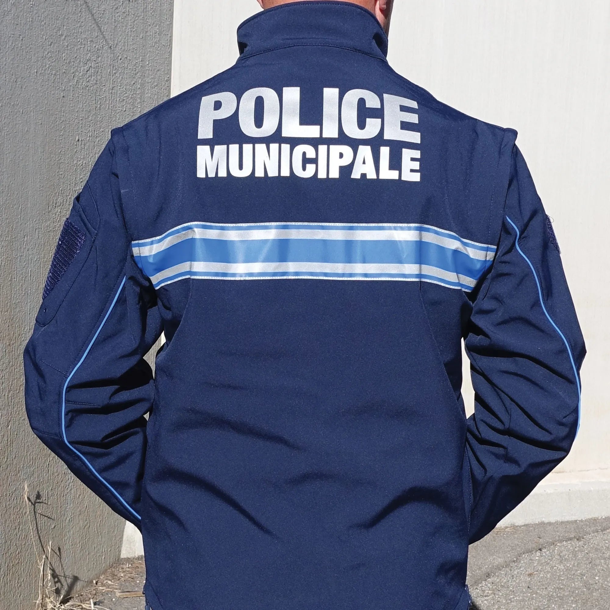 Veste Softshell 2 en 1 à Manches Amovibles Police Municipale