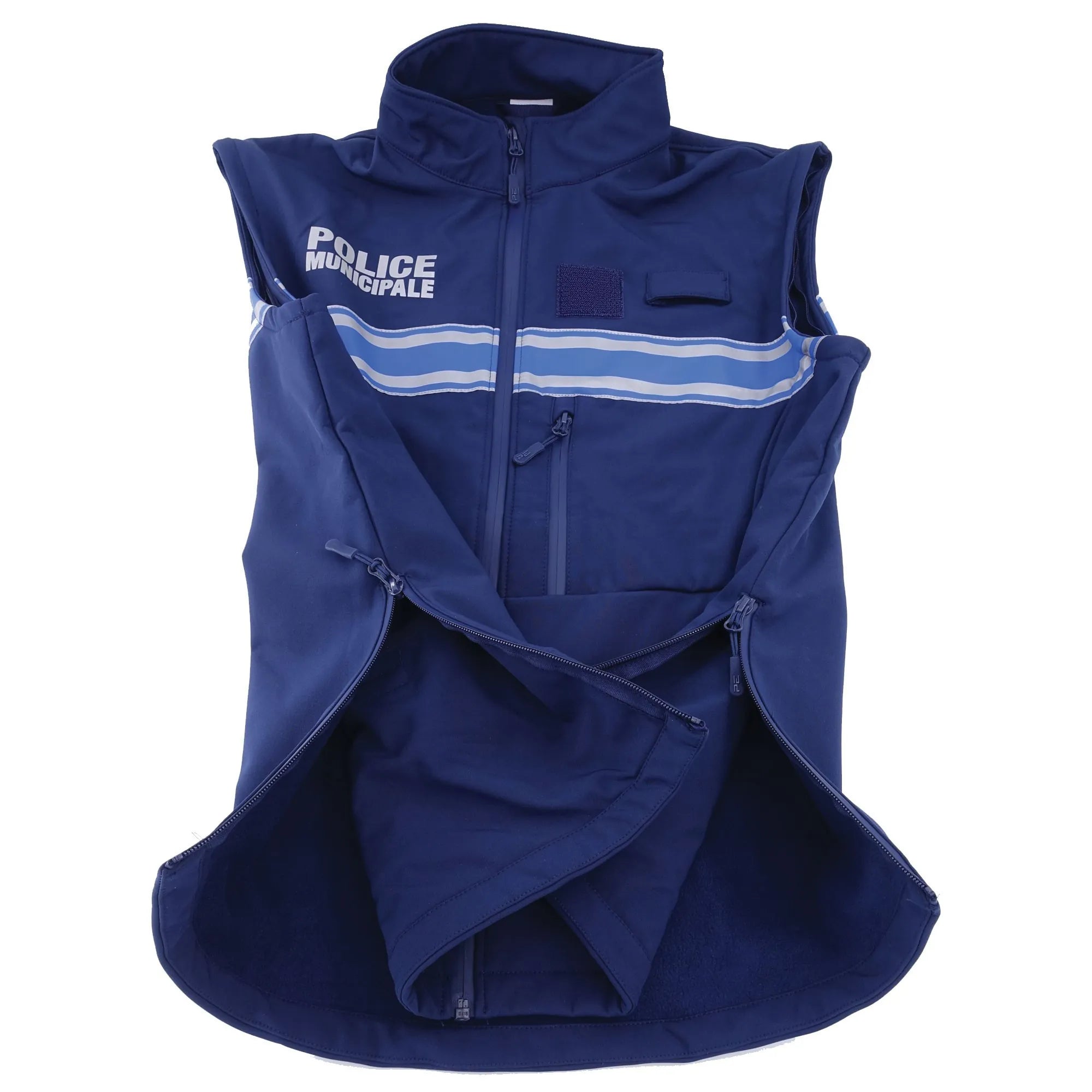 Veste Softshell 2 en 1 à Manches Amovibles Police Municipale